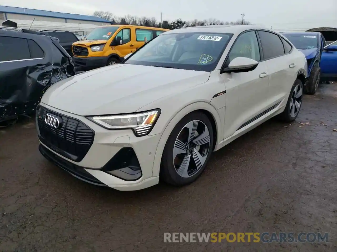 2 Photograph of a damaged car WA13AAGE4MB012478 AUDI E-TRON 2021