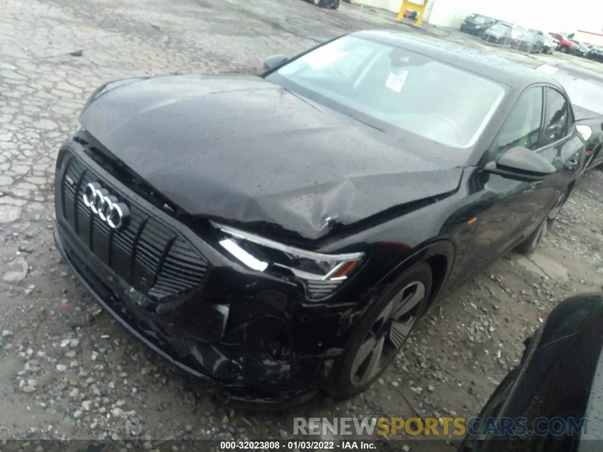 2 Photograph of a damaged car WA13AAGE8MB018932 AUDI E-TRON 2021