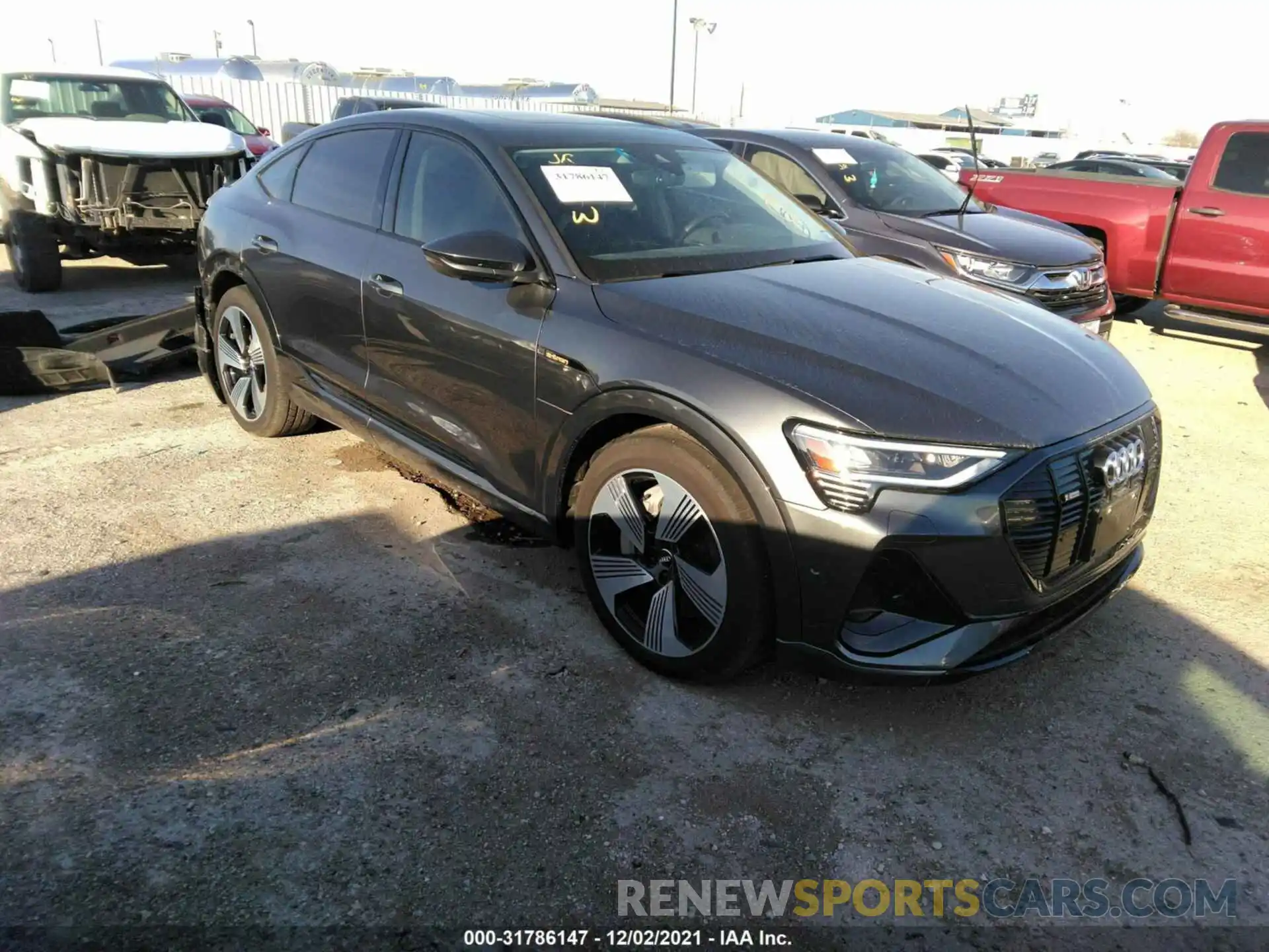 1 Photograph of a damaged car WA13ABGEXMB004536 AUDI E-TRON 2021