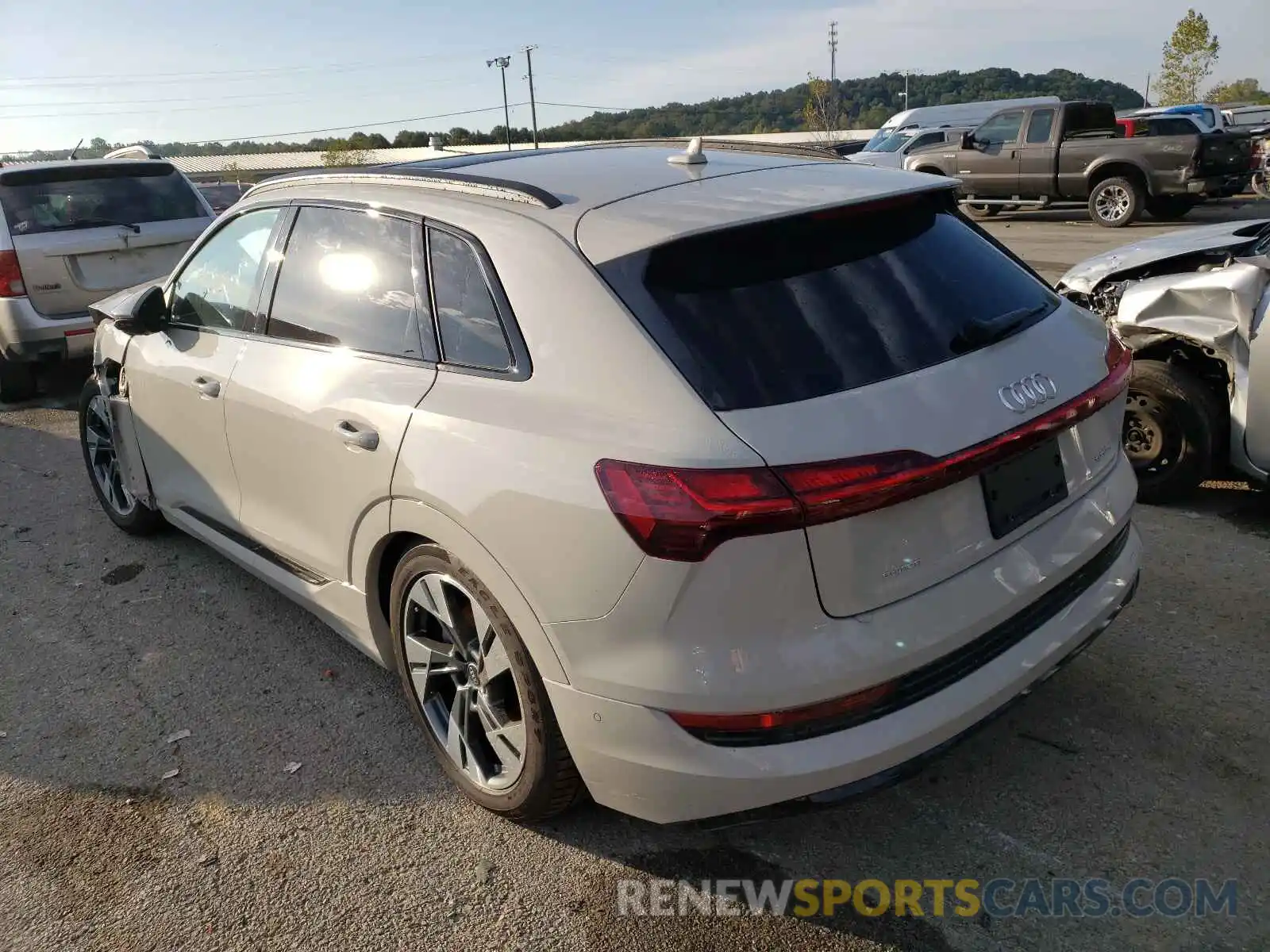 3 Photograph of a damaged car WA1AAAGE0MB007205 AUDI E-TRON 2021