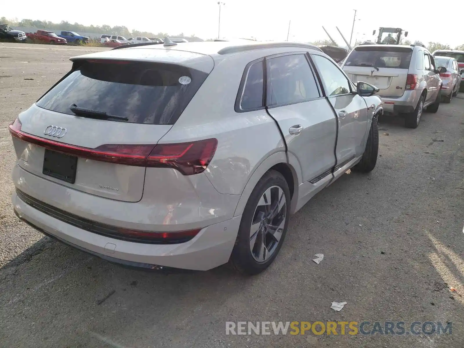 4 Photograph of a damaged car WA1AAAGE0MB007205 AUDI E-TRON 2021