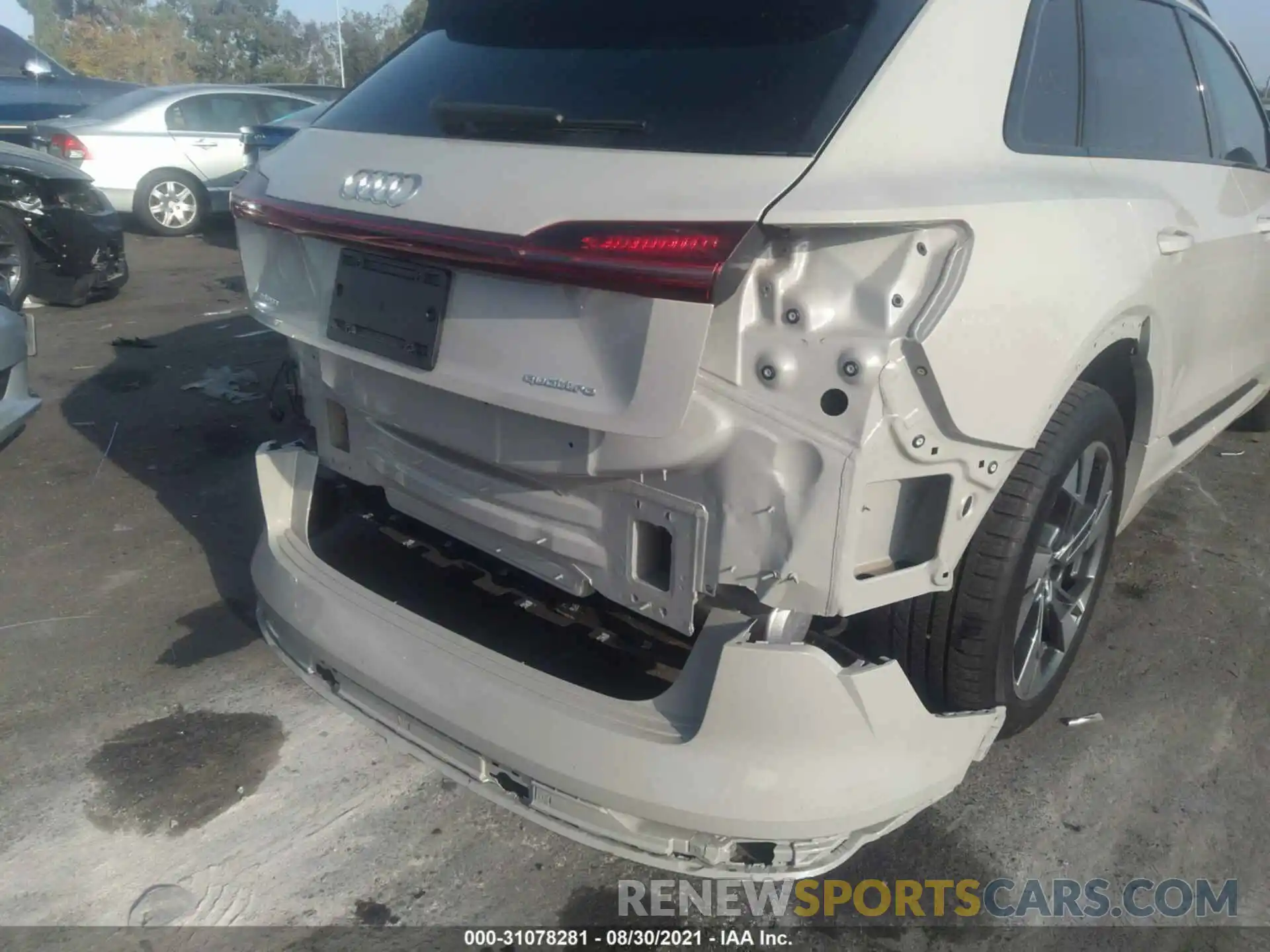 6 Photograph of a damaged car WA1AAAGE0MB010170 AUDI E-TRON 2021