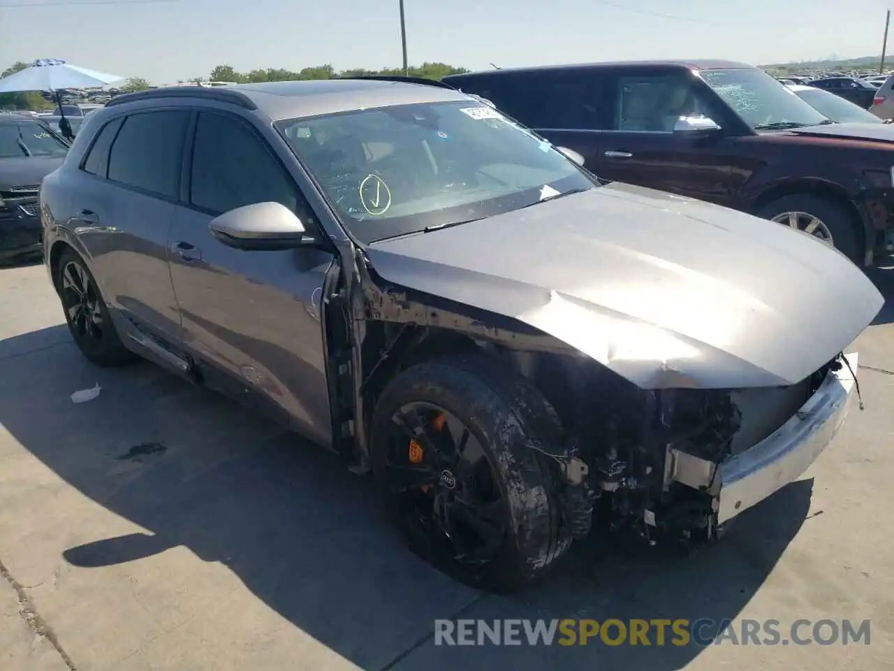 1 Photograph of a damaged car WA1AAAGE1MB012459 AUDI E-TRON 2021