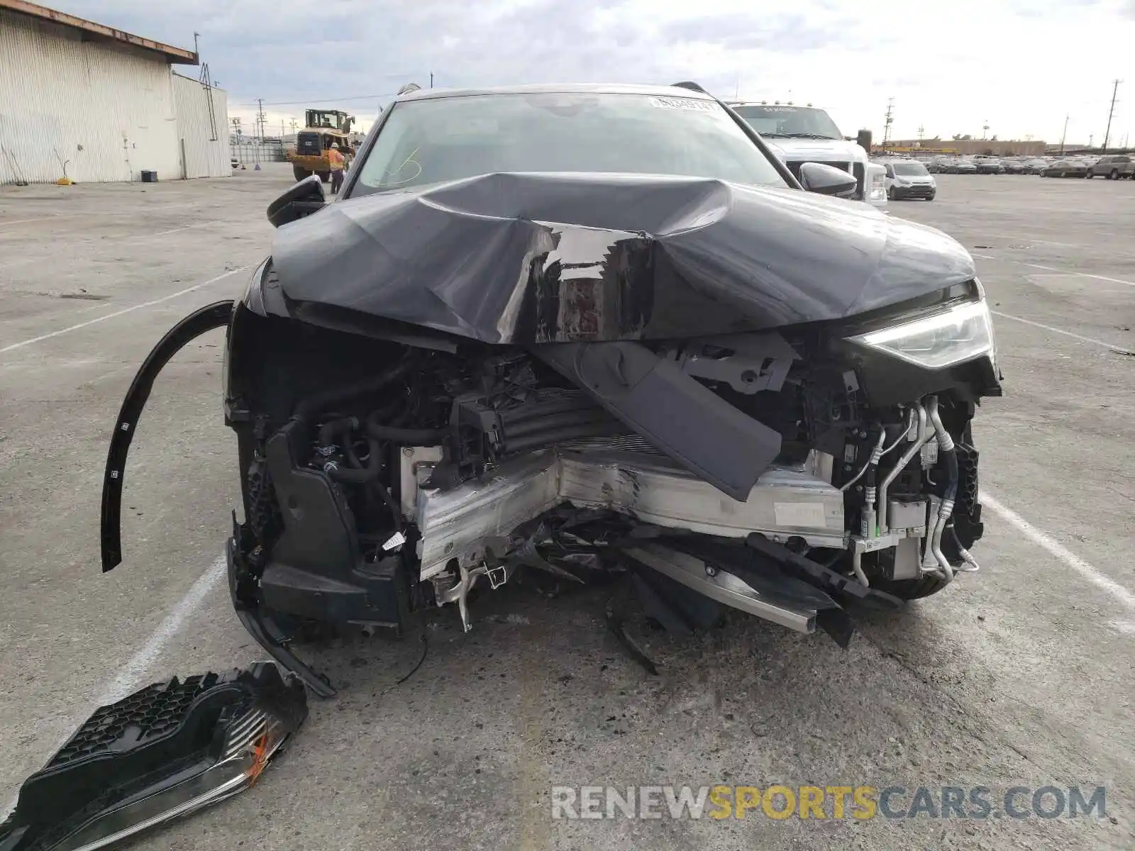 9 Photograph of a damaged car WA1AAAGE3MB024449 AUDI E-TRON 2021