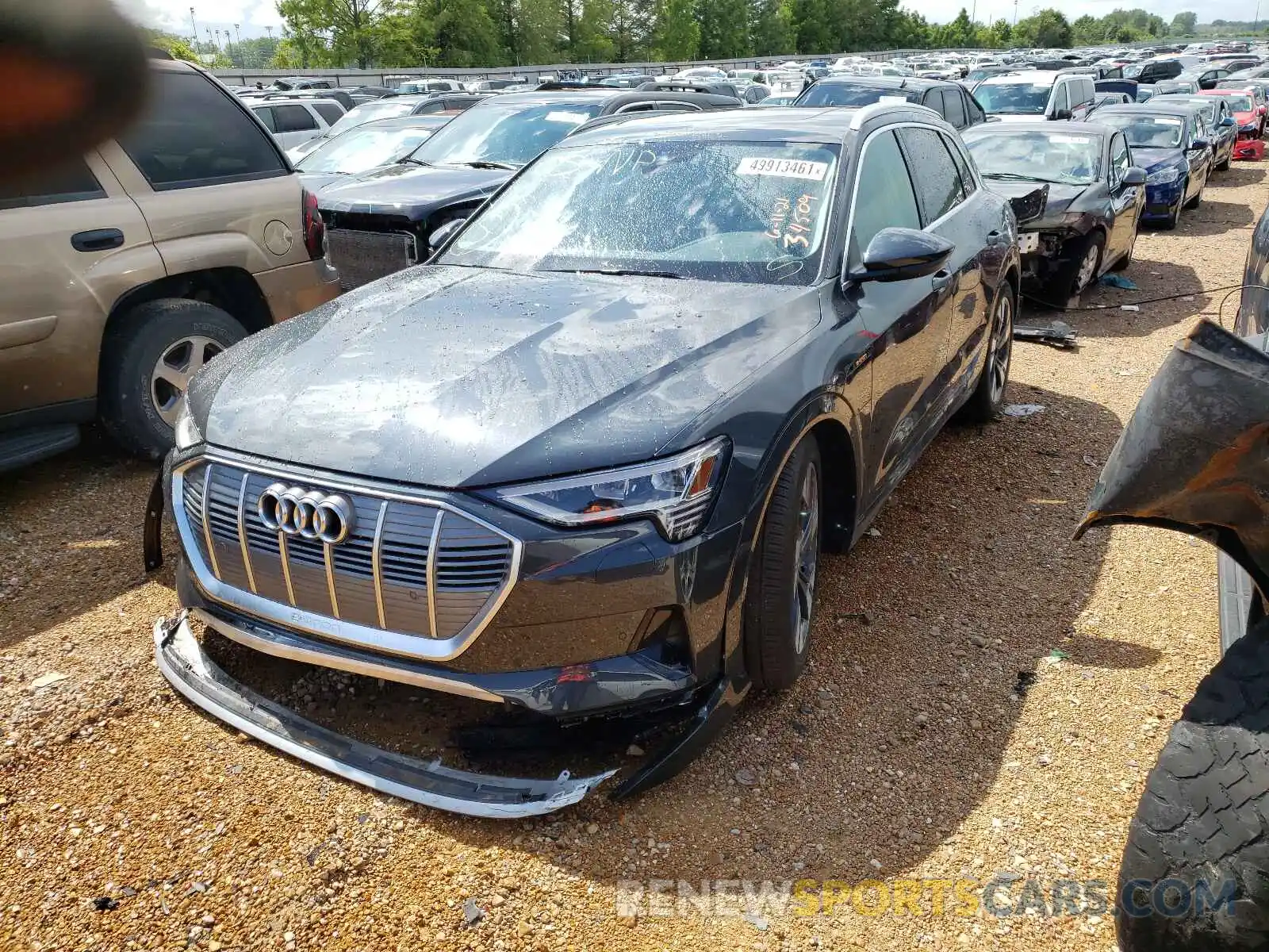 2 Photograph of a damaged car WA1AAAGE3MB025925 AUDI E-TRON 2021