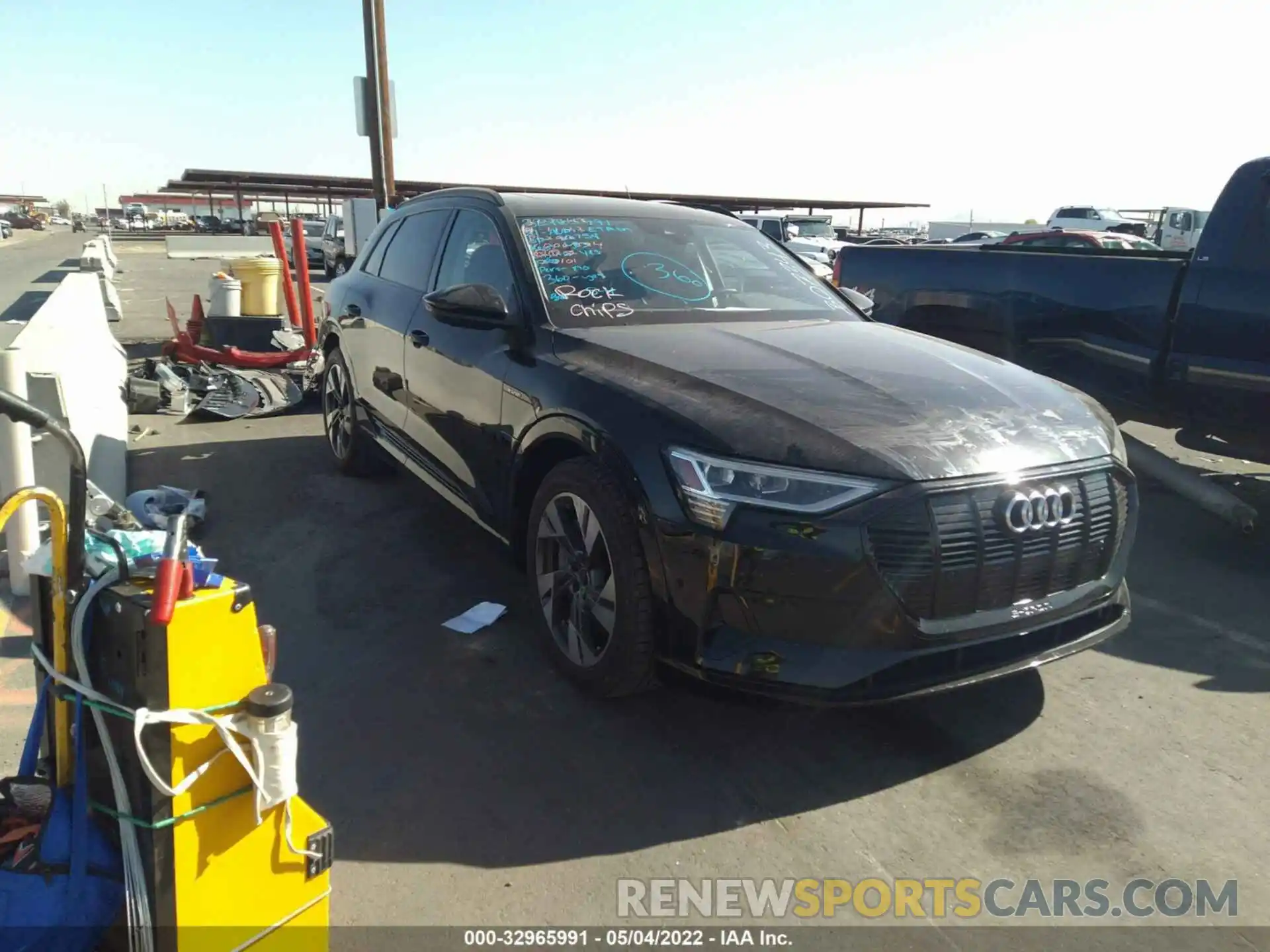 1 Photograph of a damaged car WA1AAAGE4MB006994 AUDI E-TRON 2021