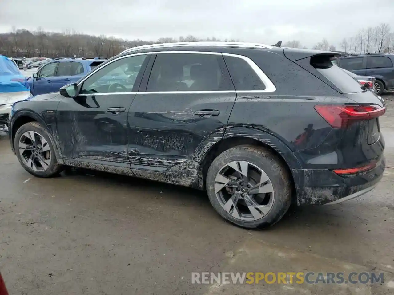 2 Photograph of a damaged car WA1AAAGE5MB008110 AUDI E-TRON 2021