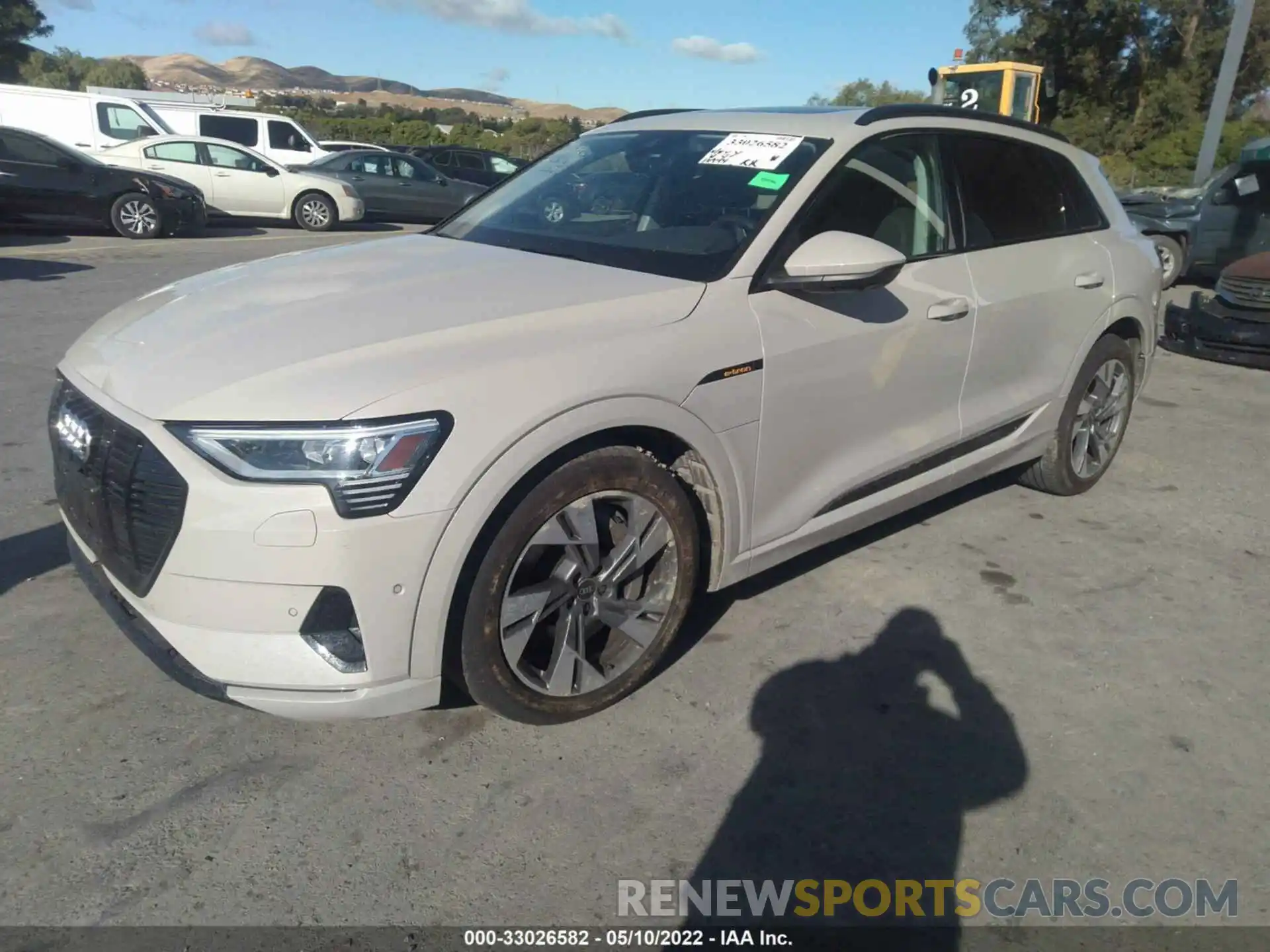 2 Photograph of a damaged car WA1AAAGE5MB013095 AUDI E-TRON 2021