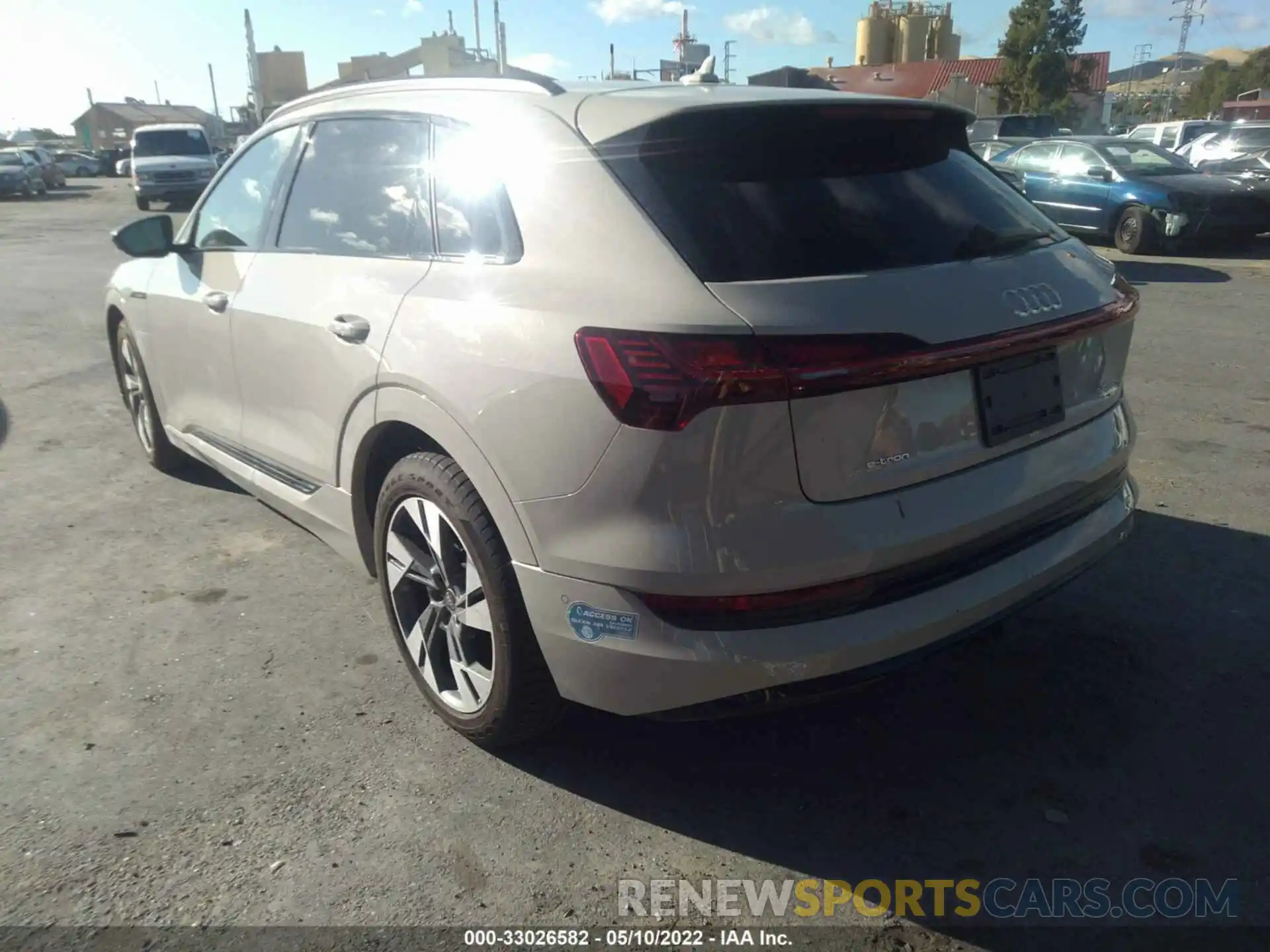 3 Photograph of a damaged car WA1AAAGE5MB013095 AUDI E-TRON 2021