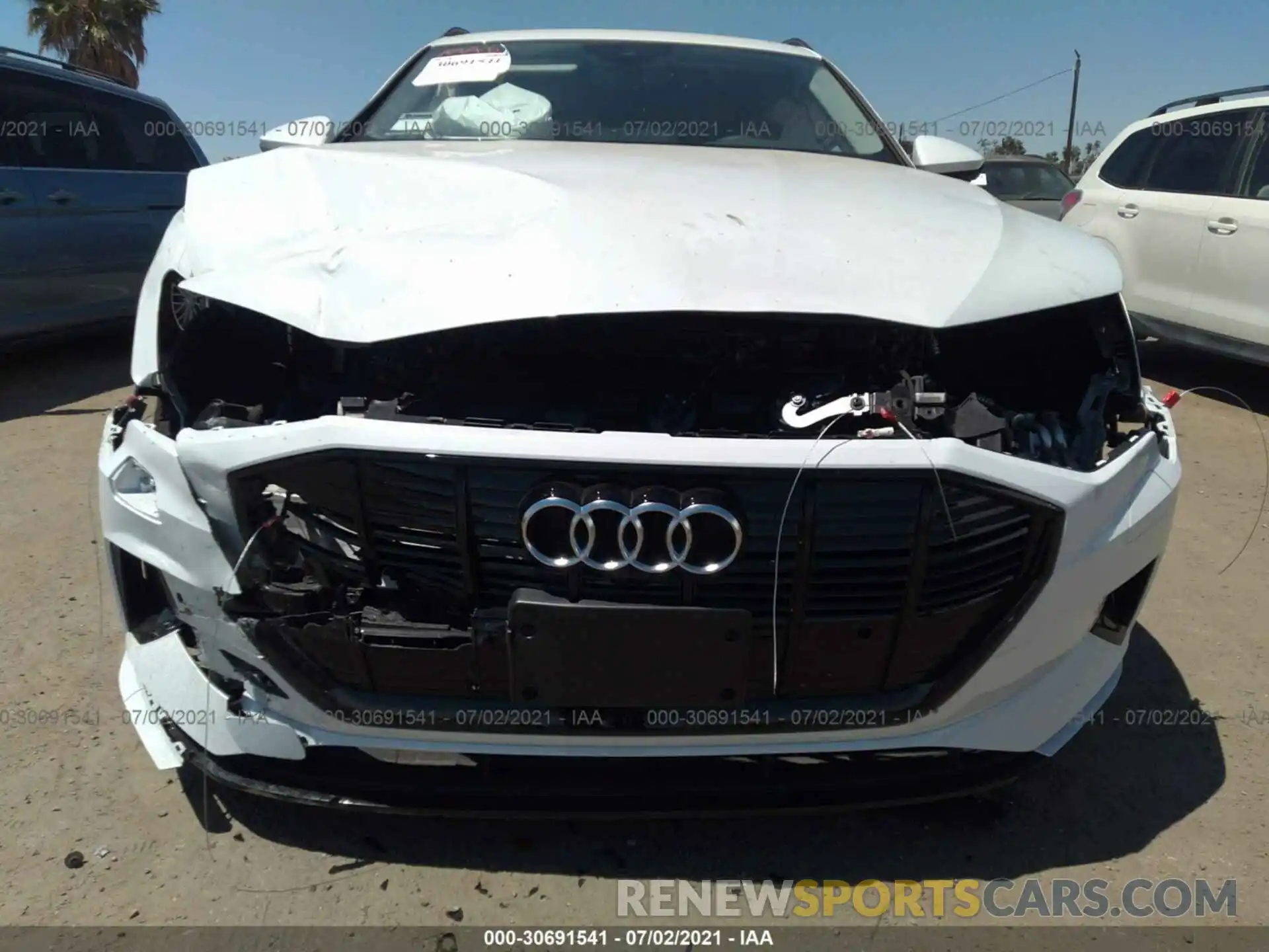 6 Photograph of a damaged car WA1AAAGE5MB013274 AUDI E-TRON 2021