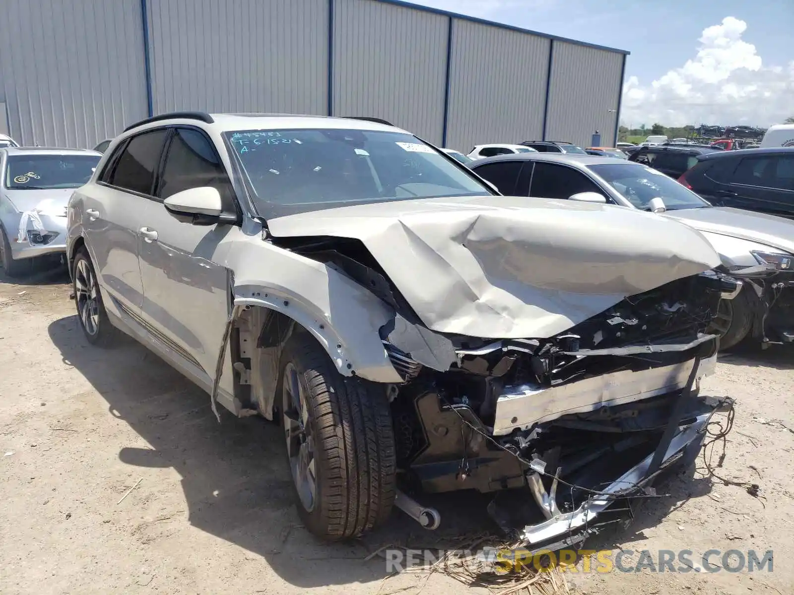 1 Photograph of a damaged car WA1AAAGE5MB013629 AUDI E-TRON 2021