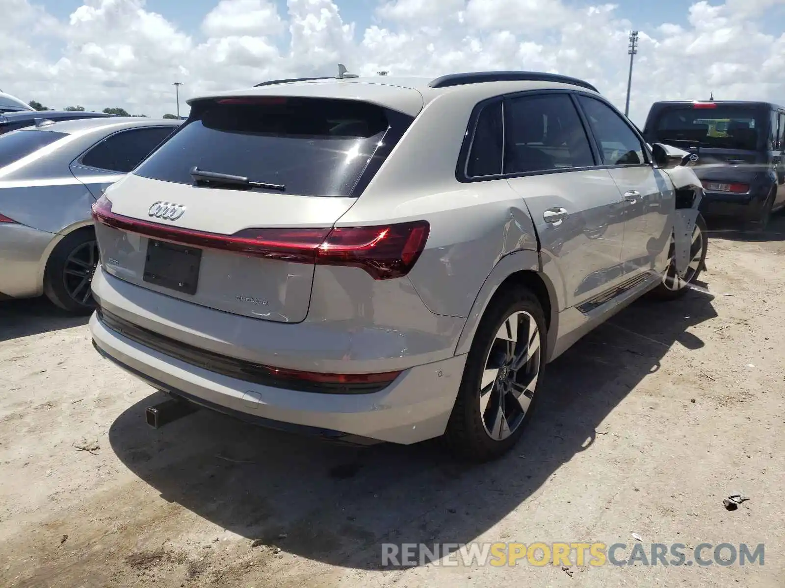 4 Photograph of a damaged car WA1AAAGE5MB013629 AUDI E-TRON 2021