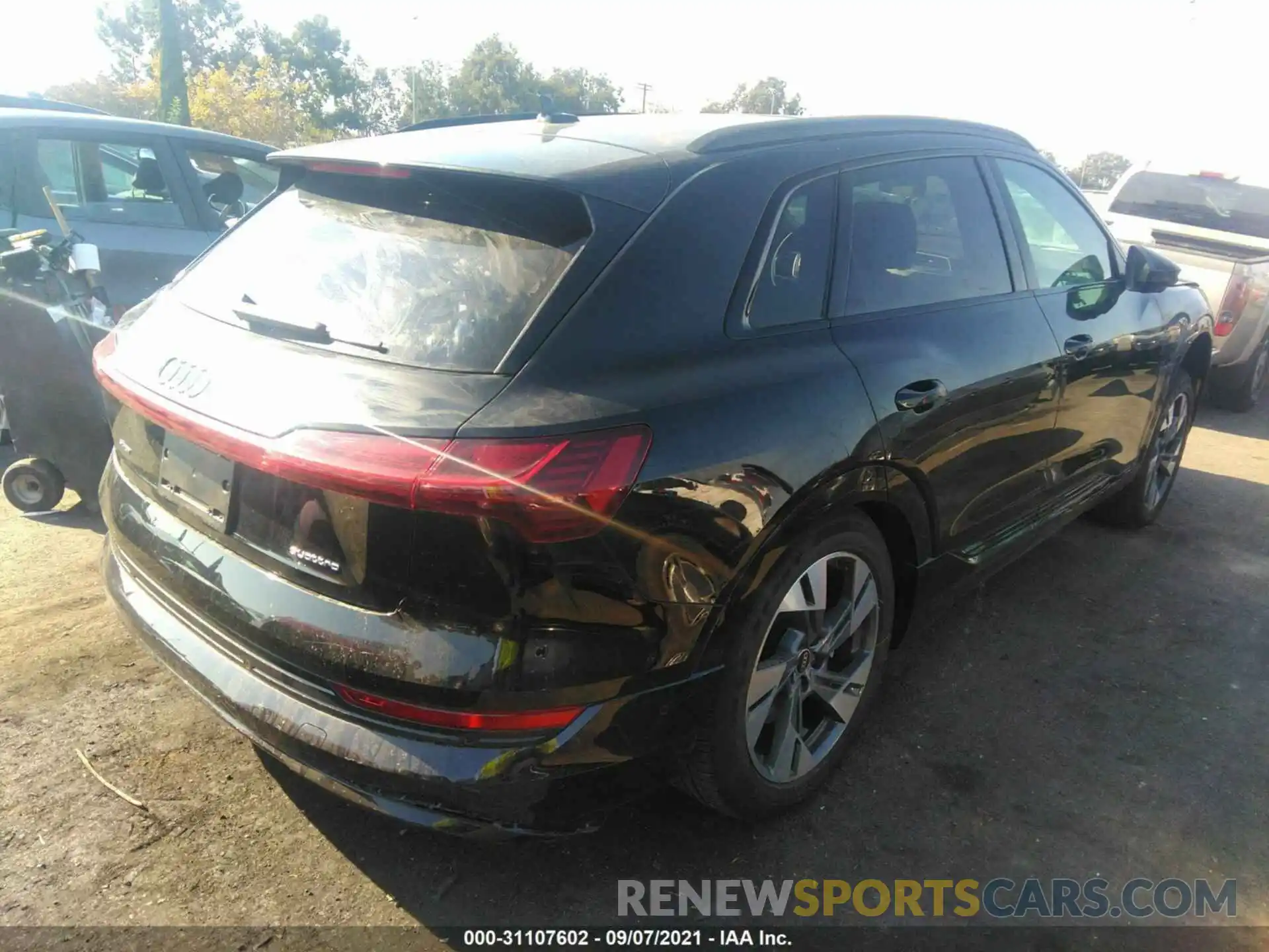 4 Photograph of a damaged car WA1AAAGE5MB018460 AUDI E-TRON 2021