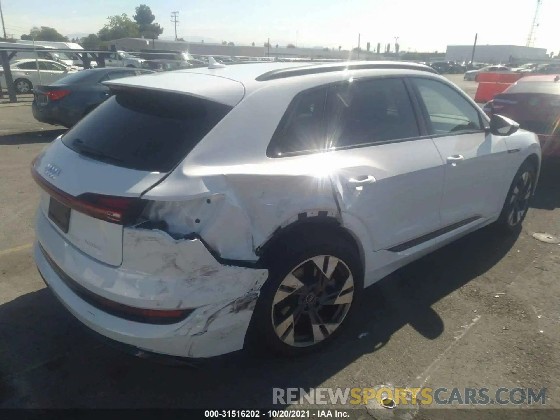 4 Photograph of a damaged car WA1AAAGE6MB007418 AUDI E-TRON 2021