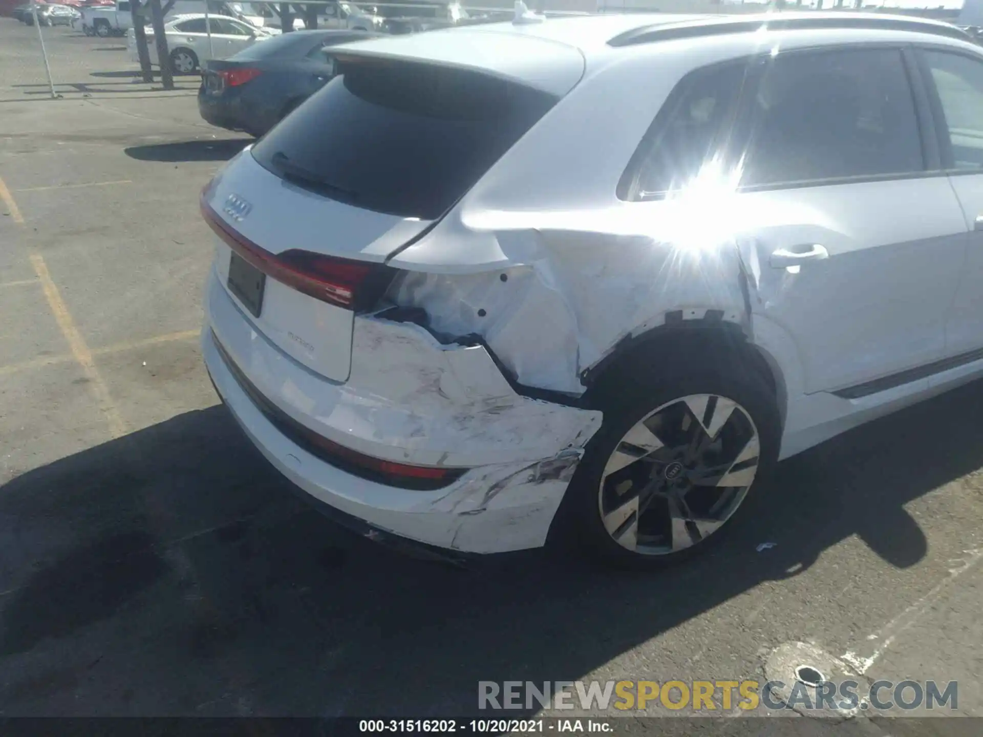 6 Photograph of a damaged car WA1AAAGE6MB007418 AUDI E-TRON 2021