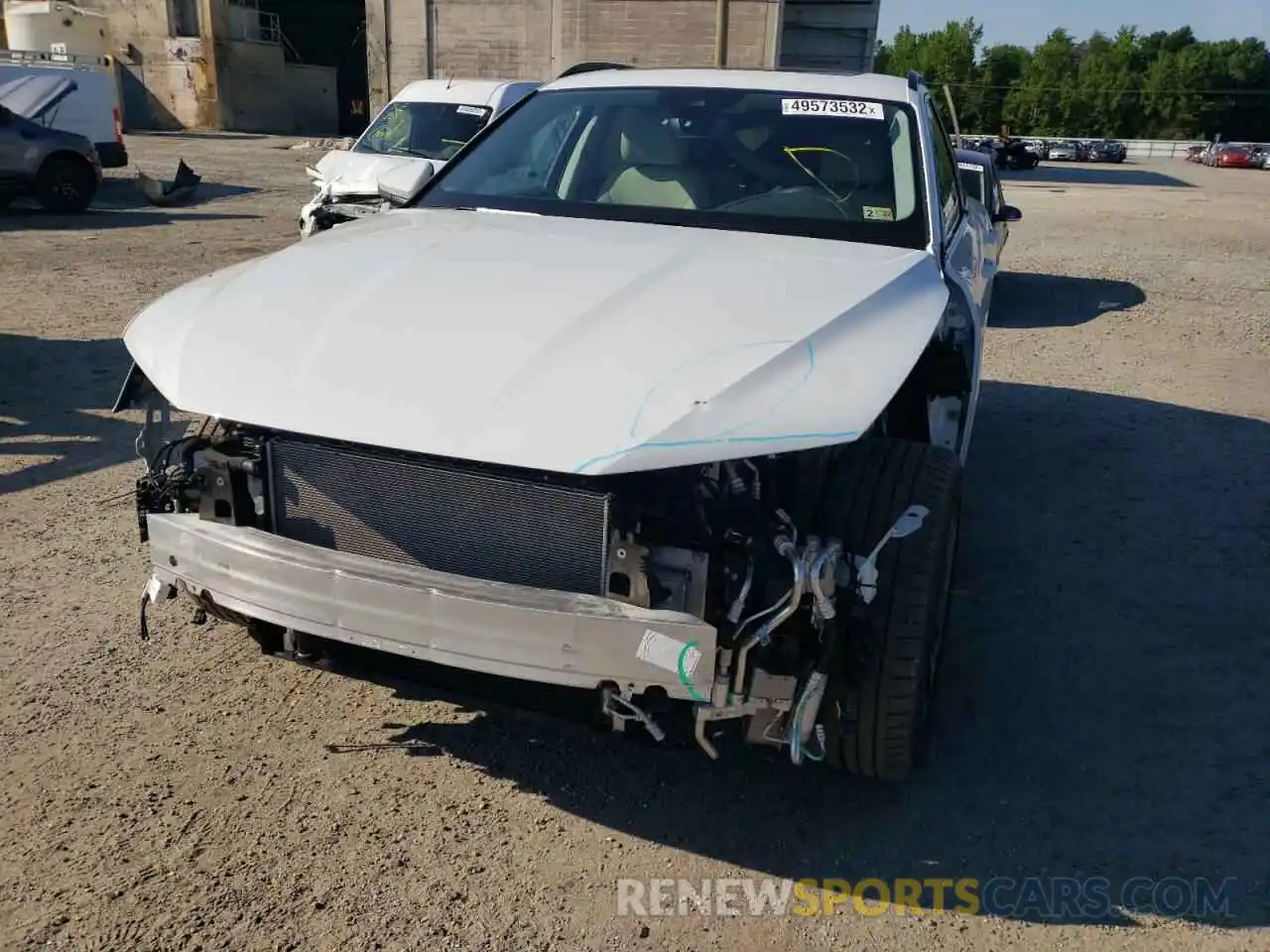 9 Photograph of a damaged car WA1AAAGE6MB010335 AUDI E-TRON 2021