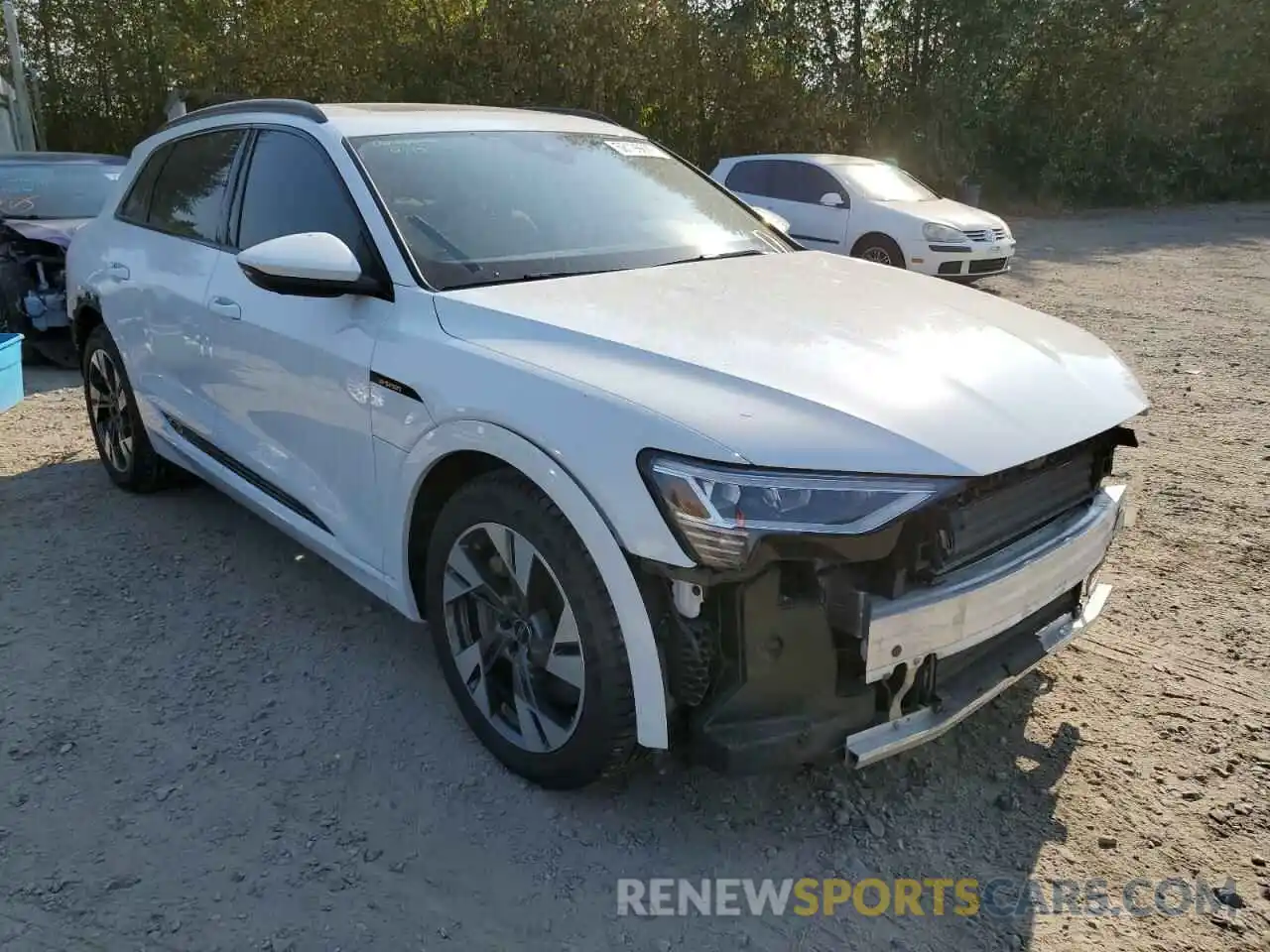 1 Photograph of a damaged car WA1AAAGE7MB007895 AUDI E-TRON 2021