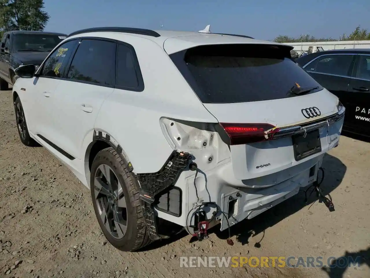 3 Photograph of a damaged car WA1AAAGE7MB007895 AUDI E-TRON 2021