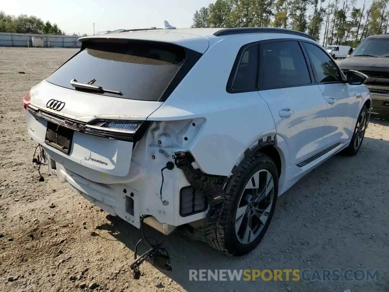 4 Photograph of a damaged car WA1AAAGE7MB007895 AUDI E-TRON 2021