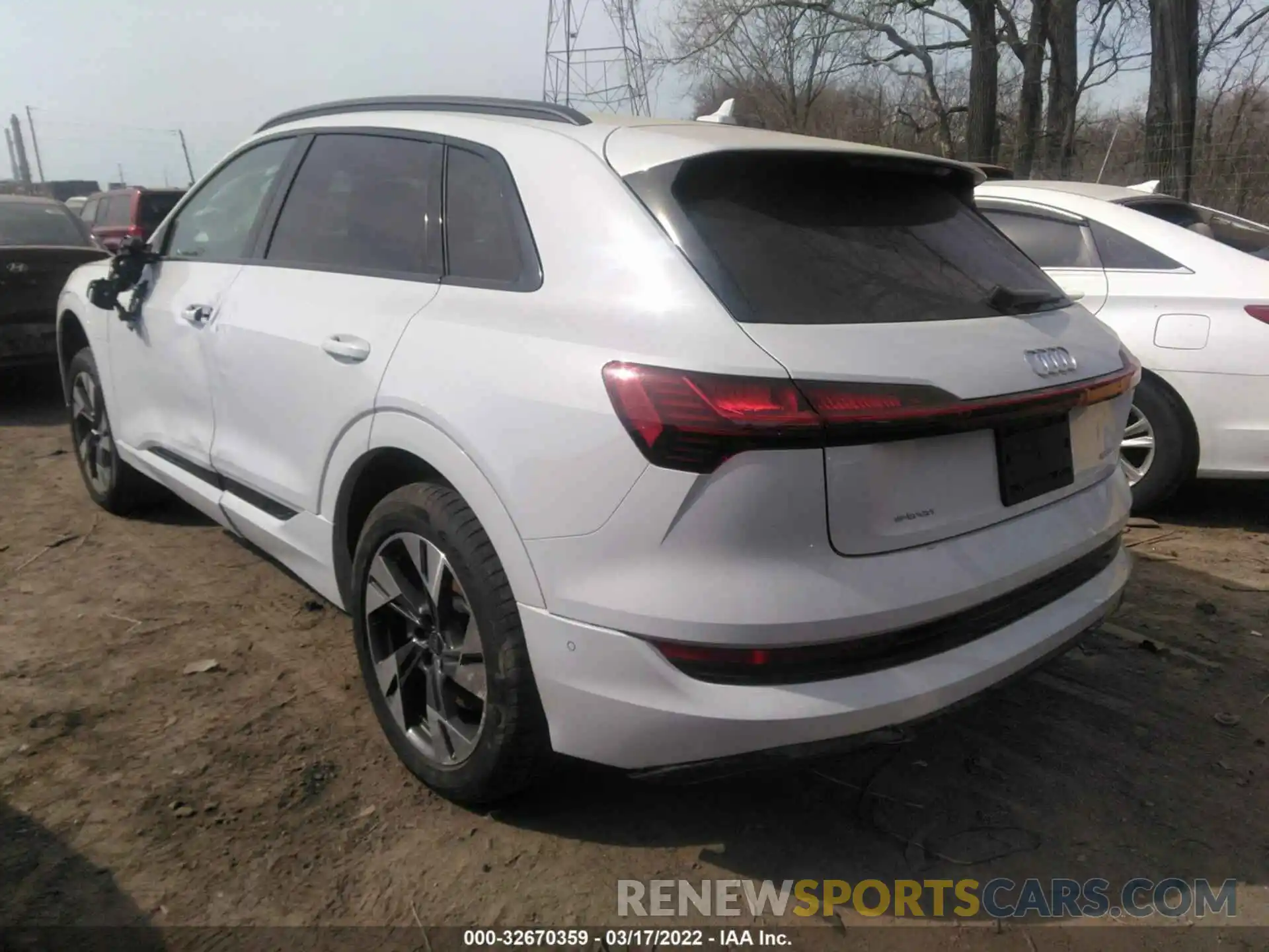 3 Photograph of a damaged car WA1AAAGE7MB010473 AUDI E-TRON 2021