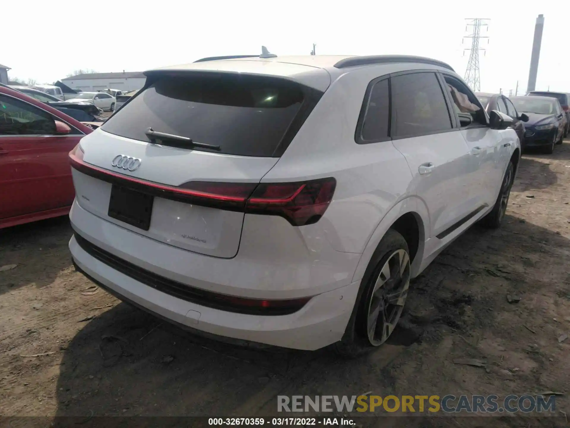 4 Photograph of a damaged car WA1AAAGE7MB010473 AUDI E-TRON 2021