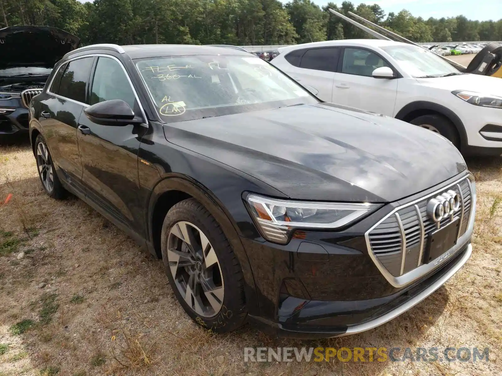 1 Photograph of a damaged car WA1AAAGE9MB013617 AUDI E-TRON 2021