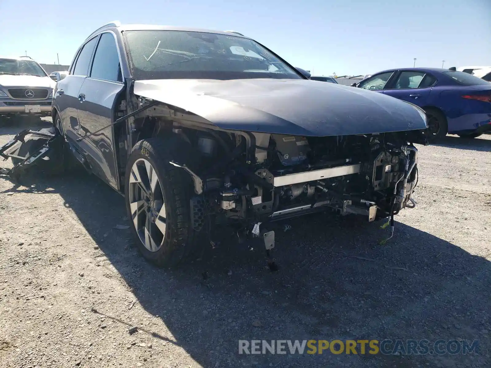 9 Photograph of a damaged car WA1AAAGE9MB014833 AUDI E-TRON 2021