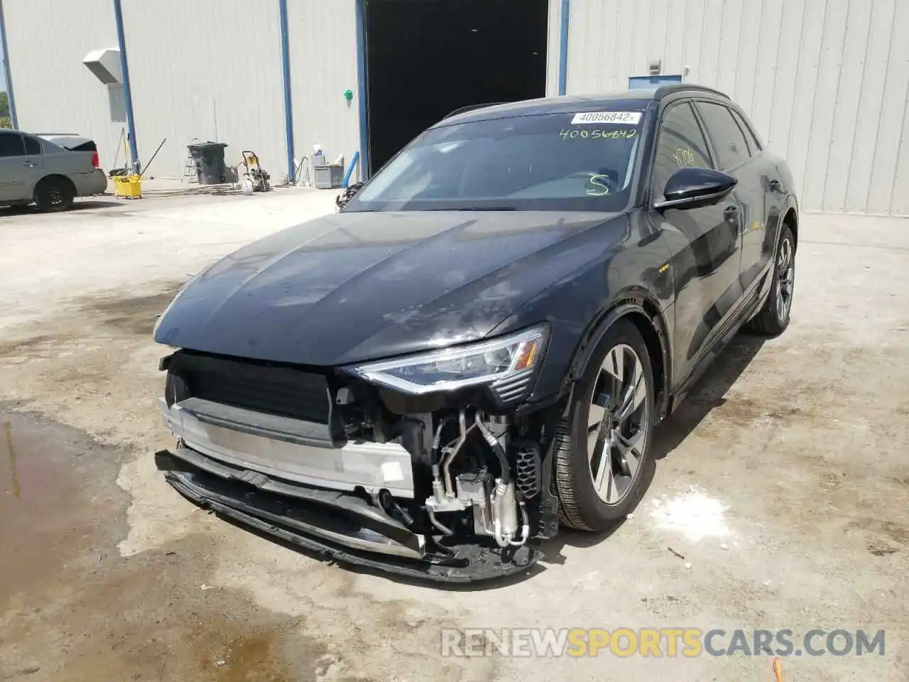 2 Photograph of a damaged car WA1AAAGE9MB031700 AUDI E-TRON 2021