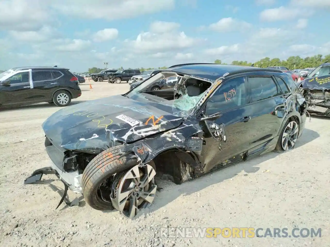 2 Photograph of a damaged car WA1AAAGEXMB024531 AUDI E-TRON 2021