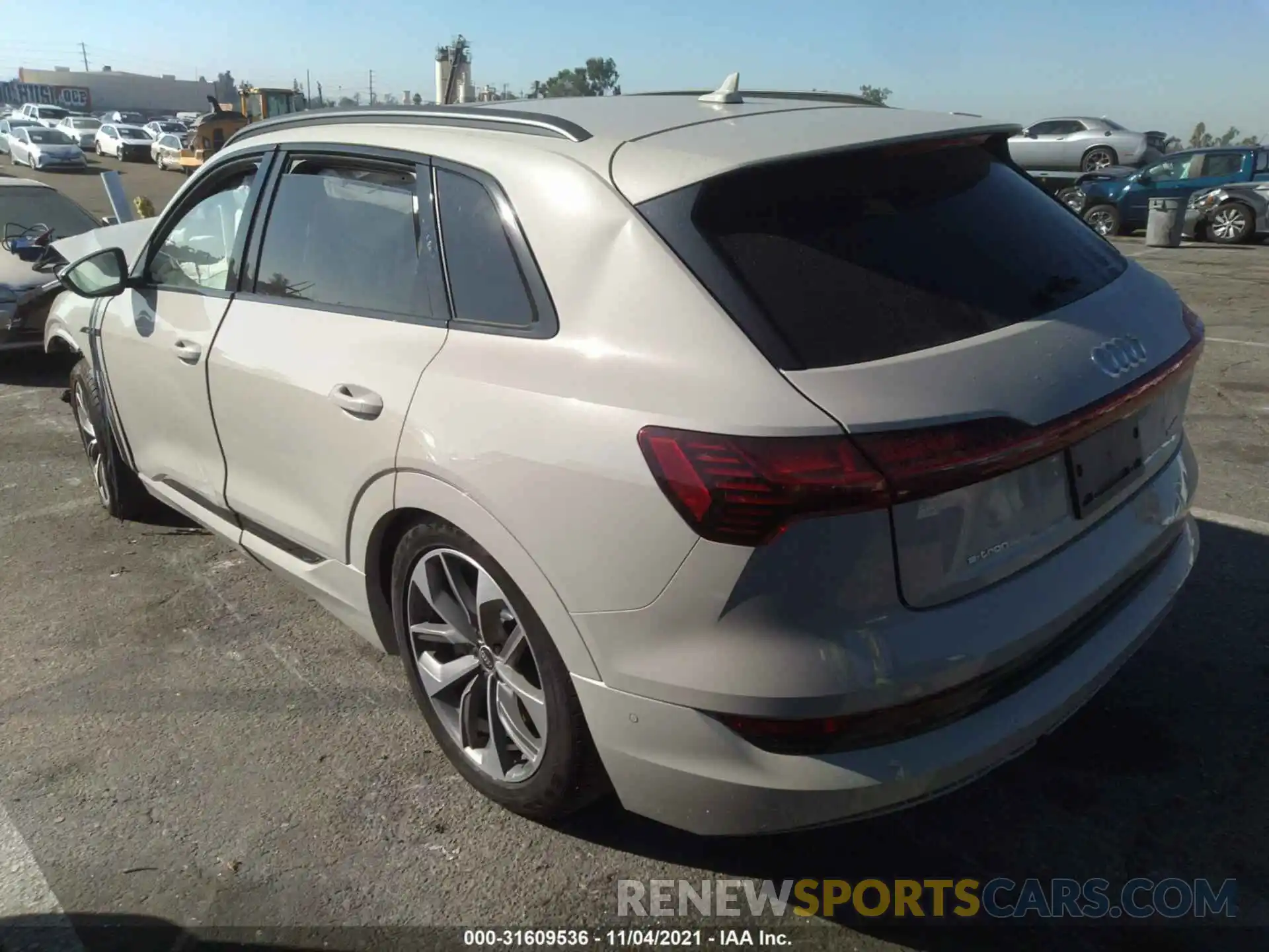 3 Photograph of a damaged car WA1LAAGE0MB020979 AUDI E-TRON 2021