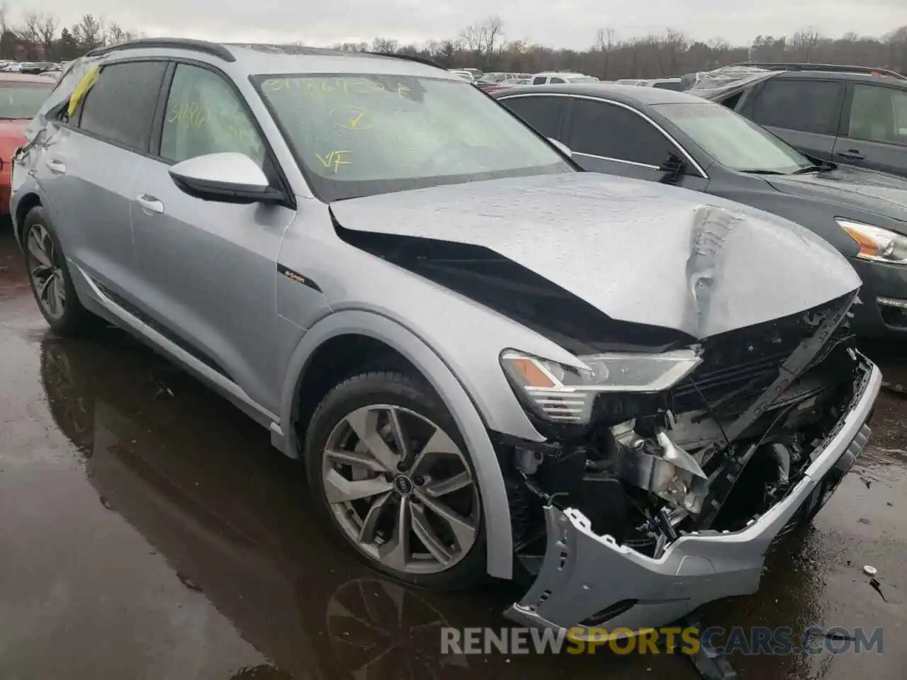 1 Photograph of a damaged car WA1LAAGE4MB015932 AUDI E-TRON 2021