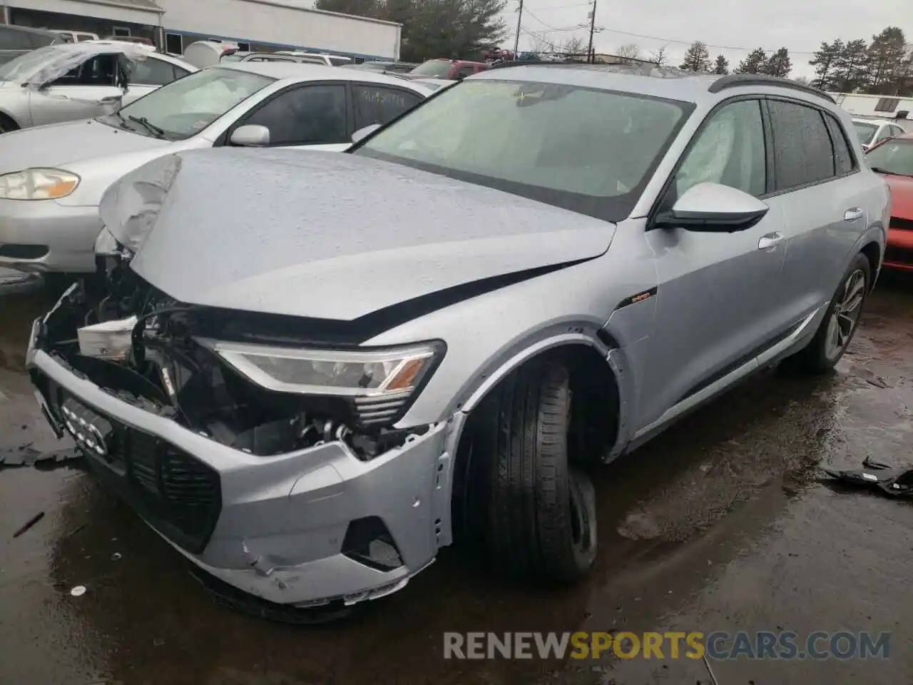 2 Photograph of a damaged car WA1LAAGE4MB015932 AUDI E-TRON 2021