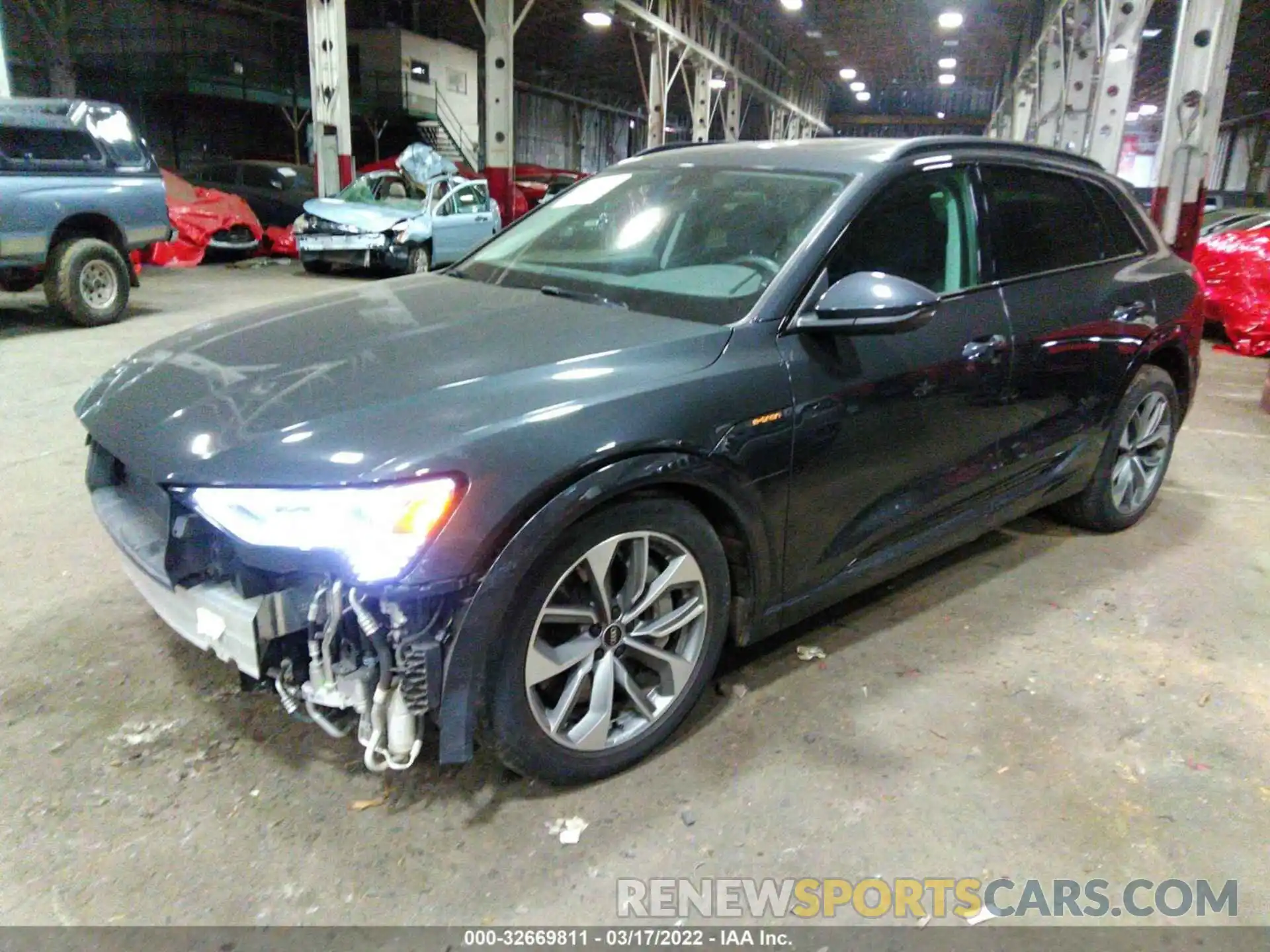 2 Photograph of a damaged car WA1LAAGE6MB005953 AUDI E-TRON 2021