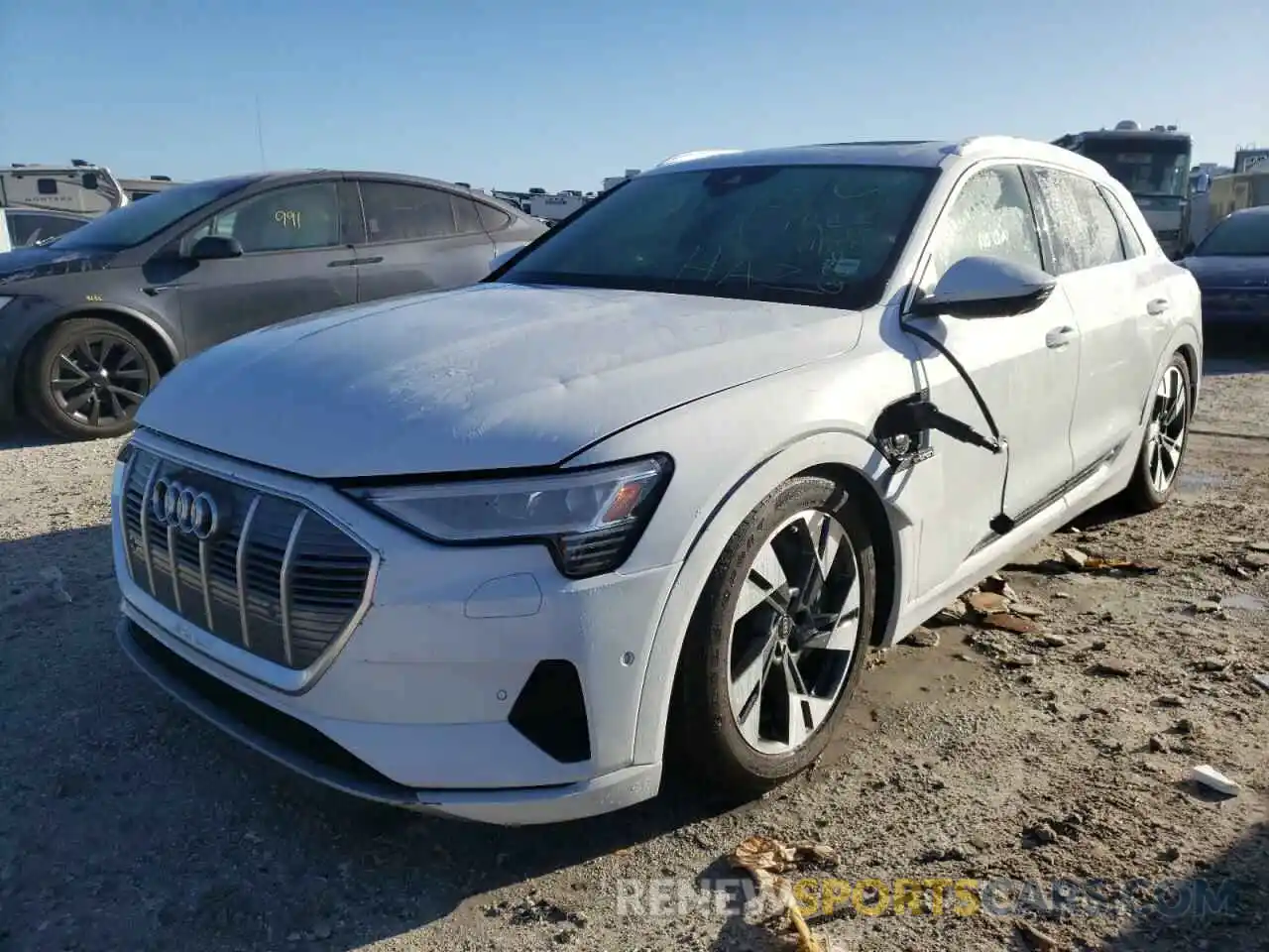 2 Photograph of a damaged car WA1LAAGE6MB015107 AUDI E-TRON 2021