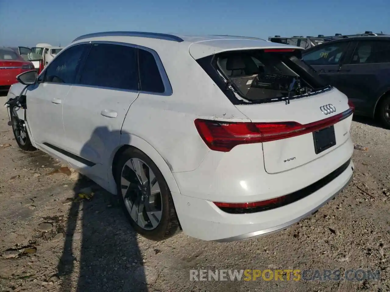 3 Photograph of a damaged car WA1LAAGE6MB015107 AUDI E-TRON 2021