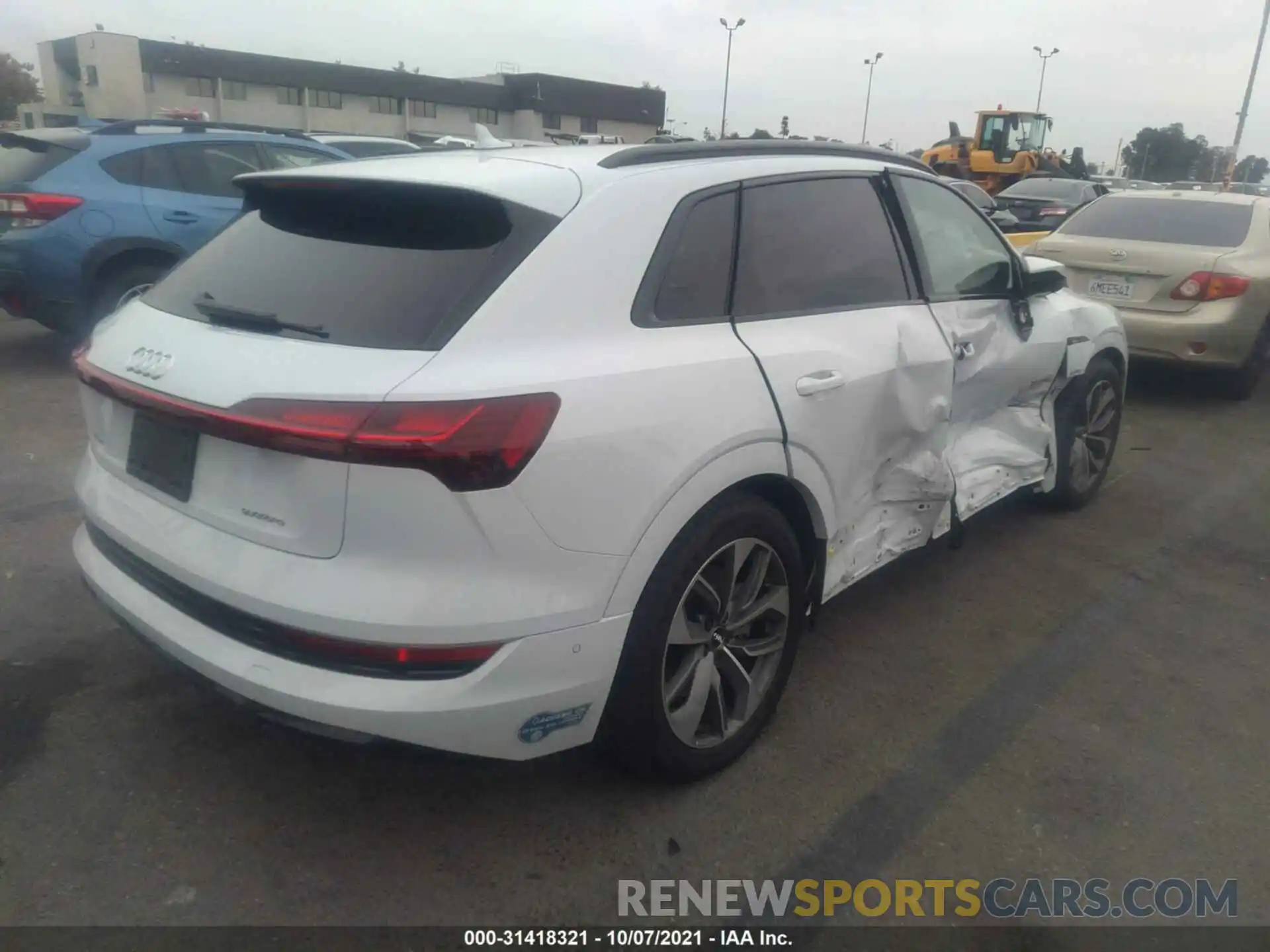 4 Photograph of a damaged car WA1LAAGE7MB002222 AUDI E-TRON 2021