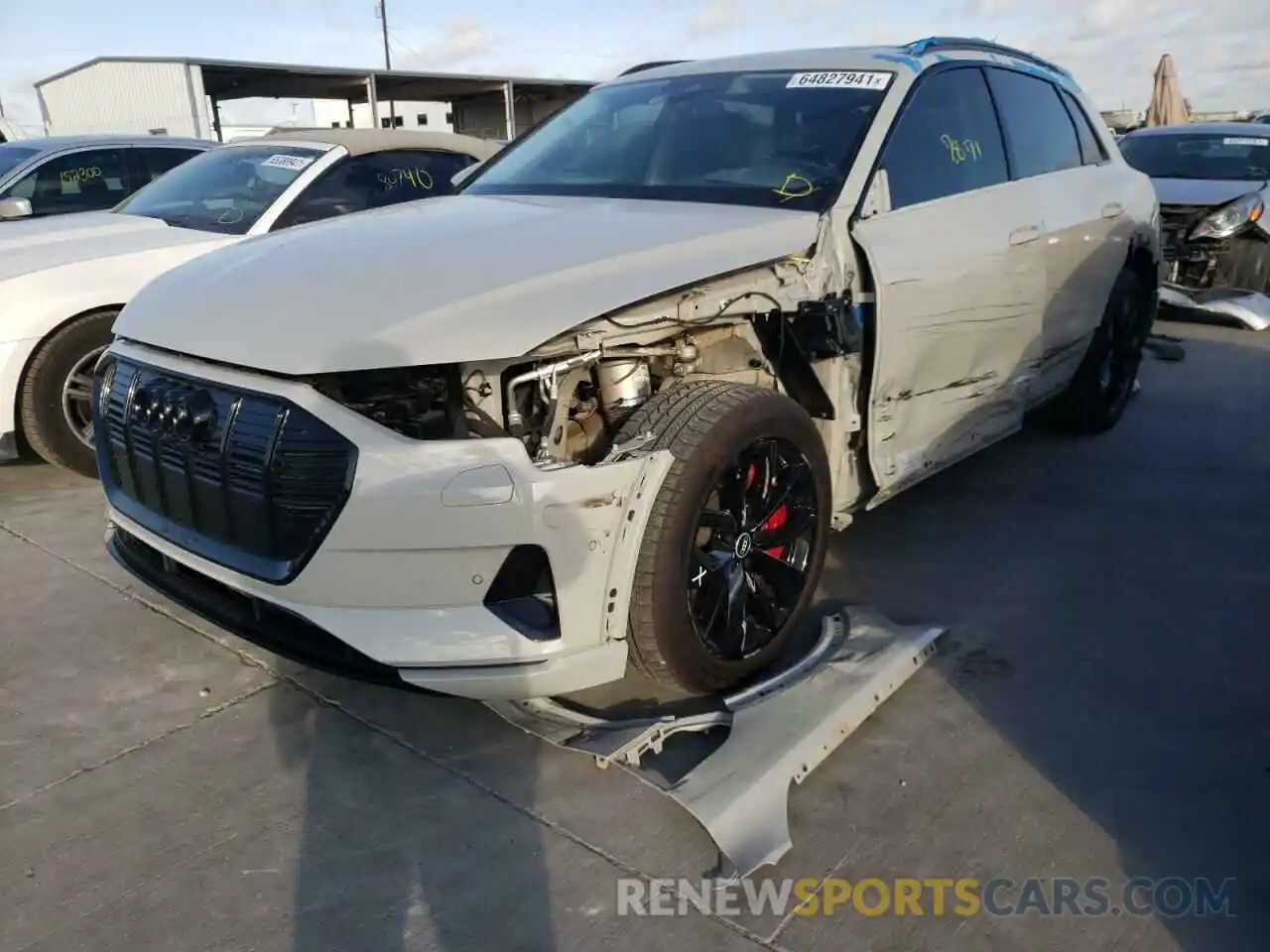 2 Photograph of a damaged car WA1LAAGE8MB010880 AUDI E-TRON 2021