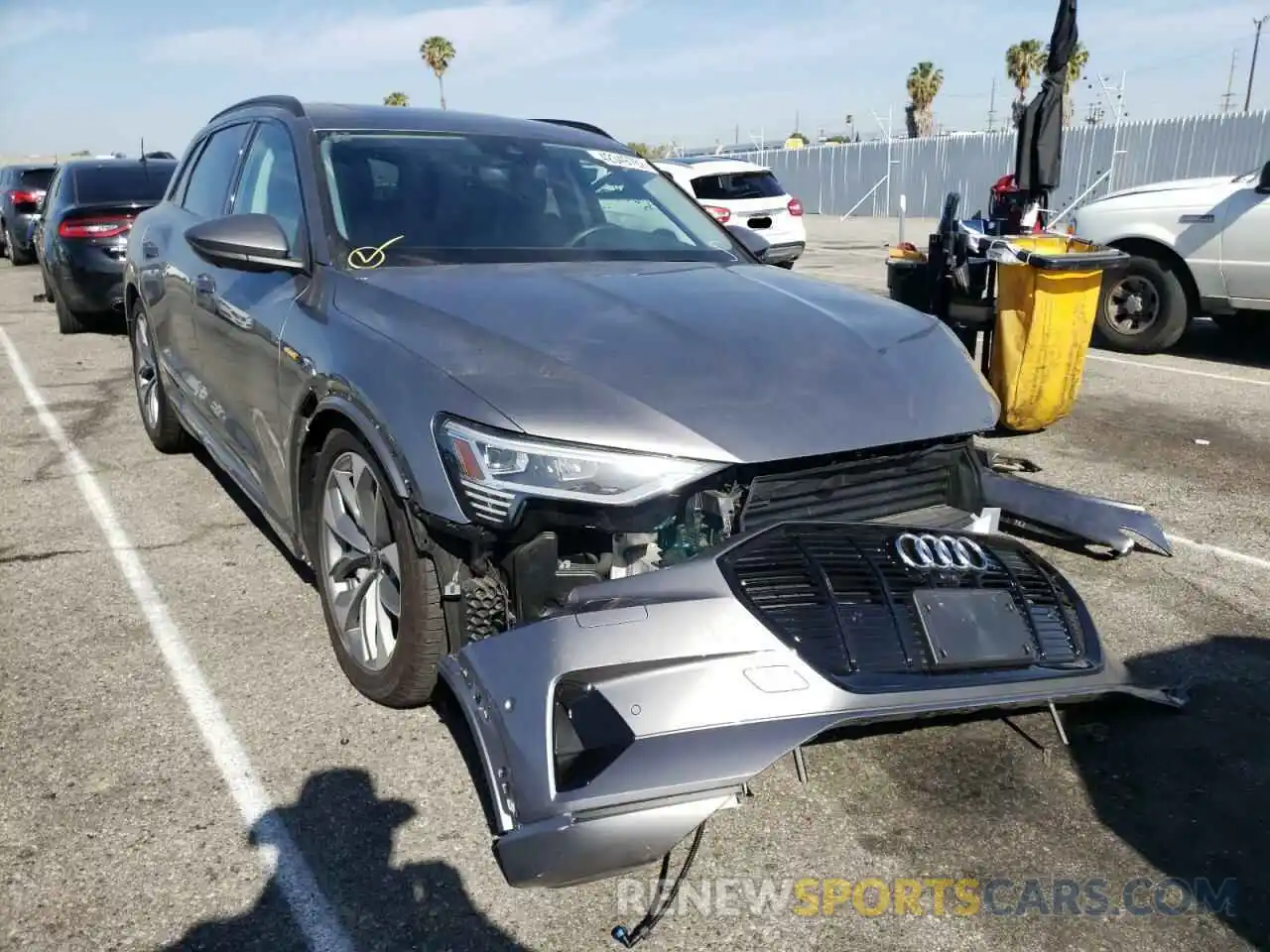 1 Photograph of a damaged car WA1LABGE7MB015154 AUDI E-TRON 2021