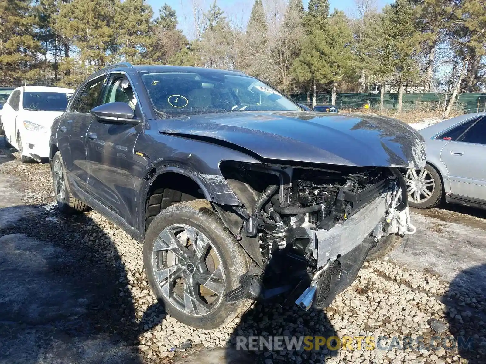 1 Photograph of a damaged car WA1LABGE9MB005788 AUDI E-TRON 2021