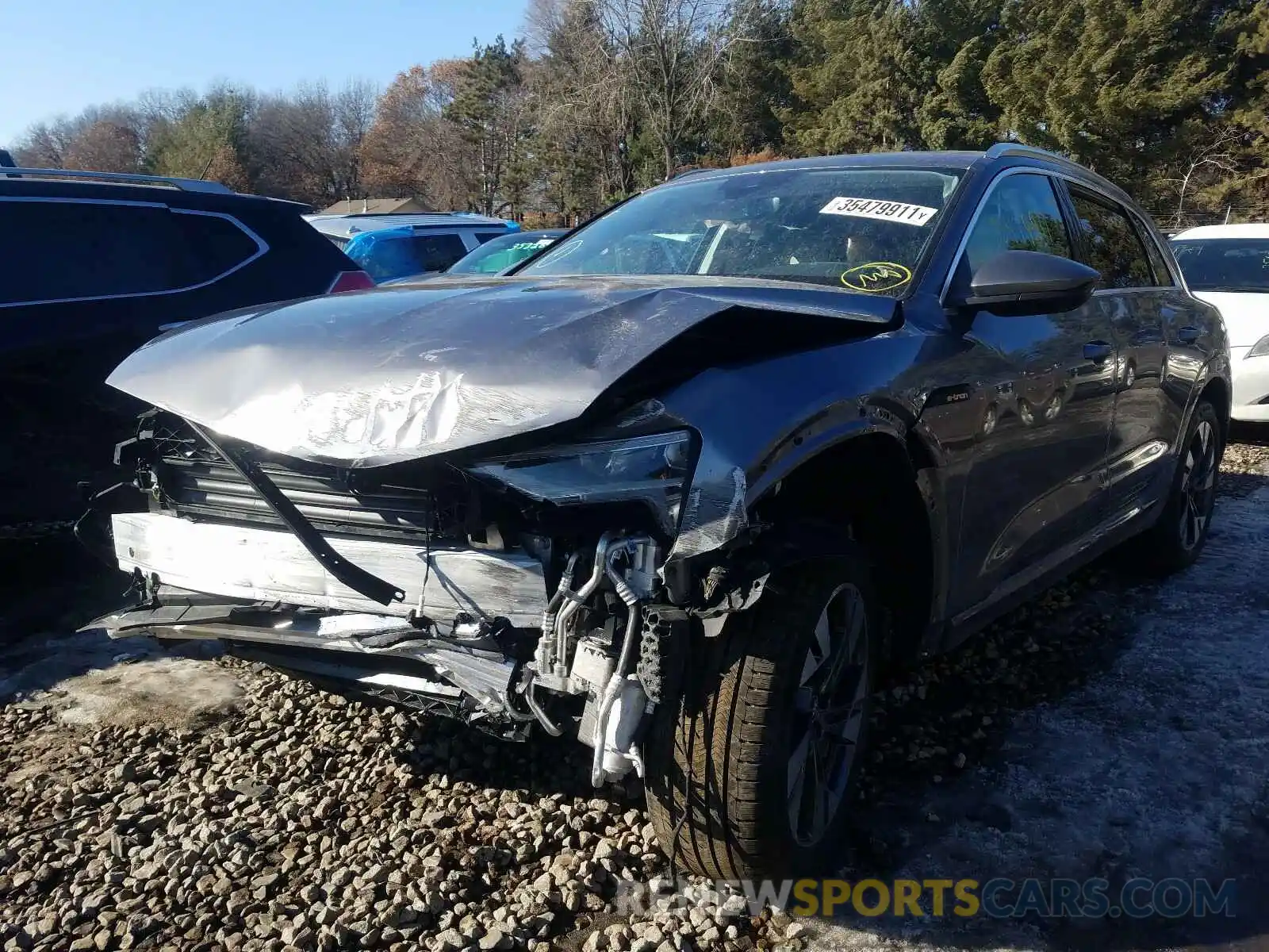 2 Photograph of a damaged car WA1LABGE9MB005788 AUDI E-TRON 2021