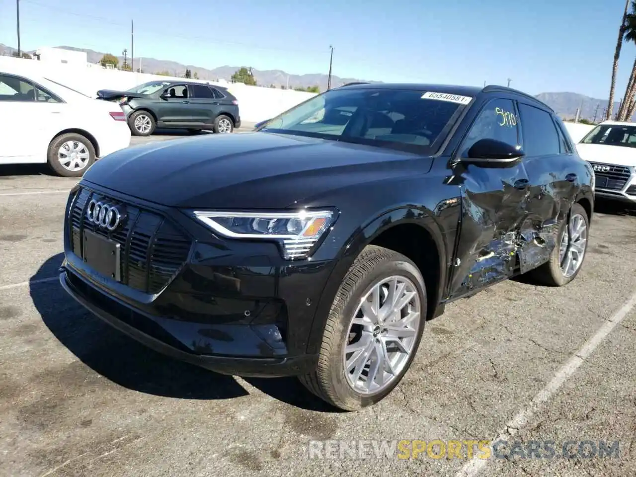 2 Photograph of a damaged car WA1VAAGE8MB036999 AUDI E-TRON 2021