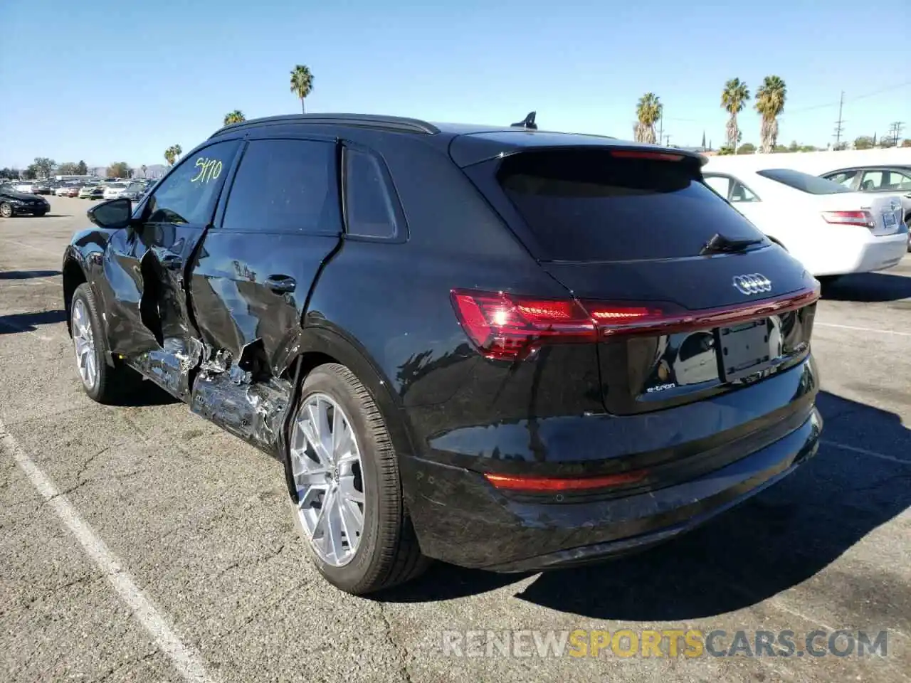 3 Photograph of a damaged car WA1VAAGE8MB036999 AUDI E-TRON 2021