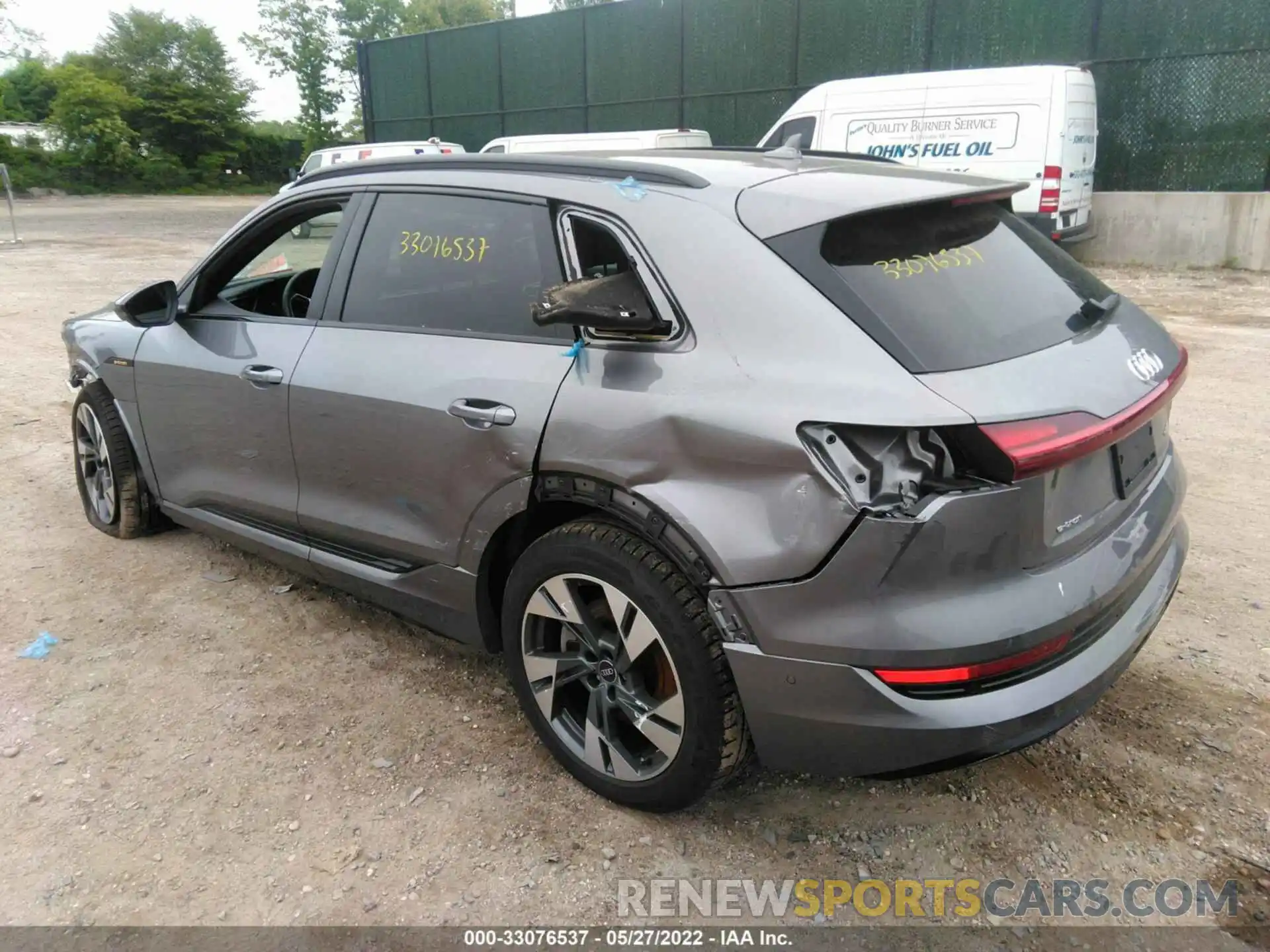 3 Photograph of a damaged car WA1AAAGE5NB010750 AUDI E-TRON 2022