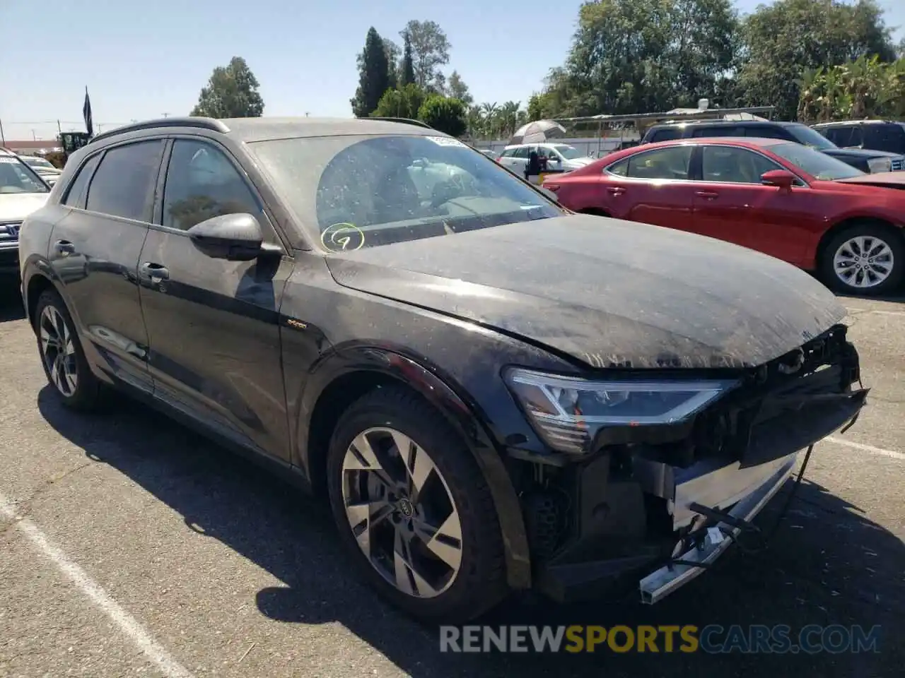 1 Photograph of a damaged car WA1AAAGE5NB013244 AUDI E-TRON 2022