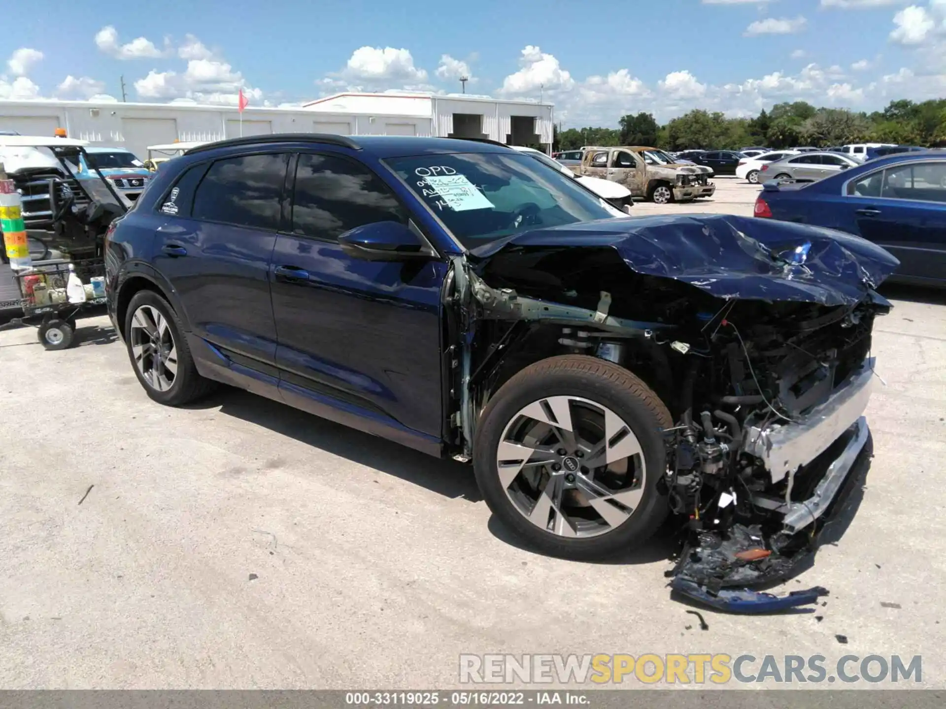 1 Photograph of a damaged car WA1AAAGE5NB013356 AUDI E-TRON 2022