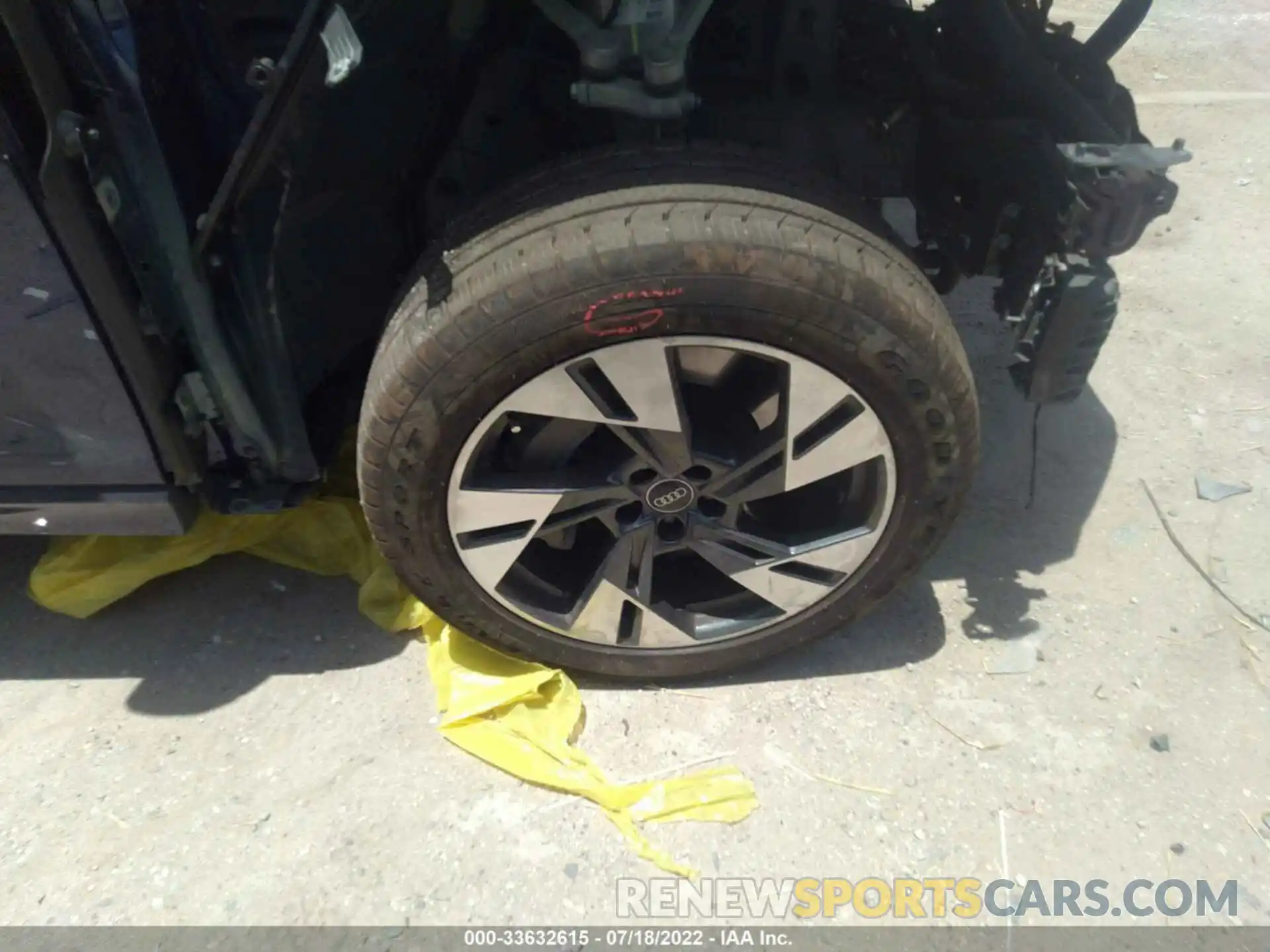 14 Photograph of a damaged car WA1AAAGE7NB009518 AUDI E-TRON 2022