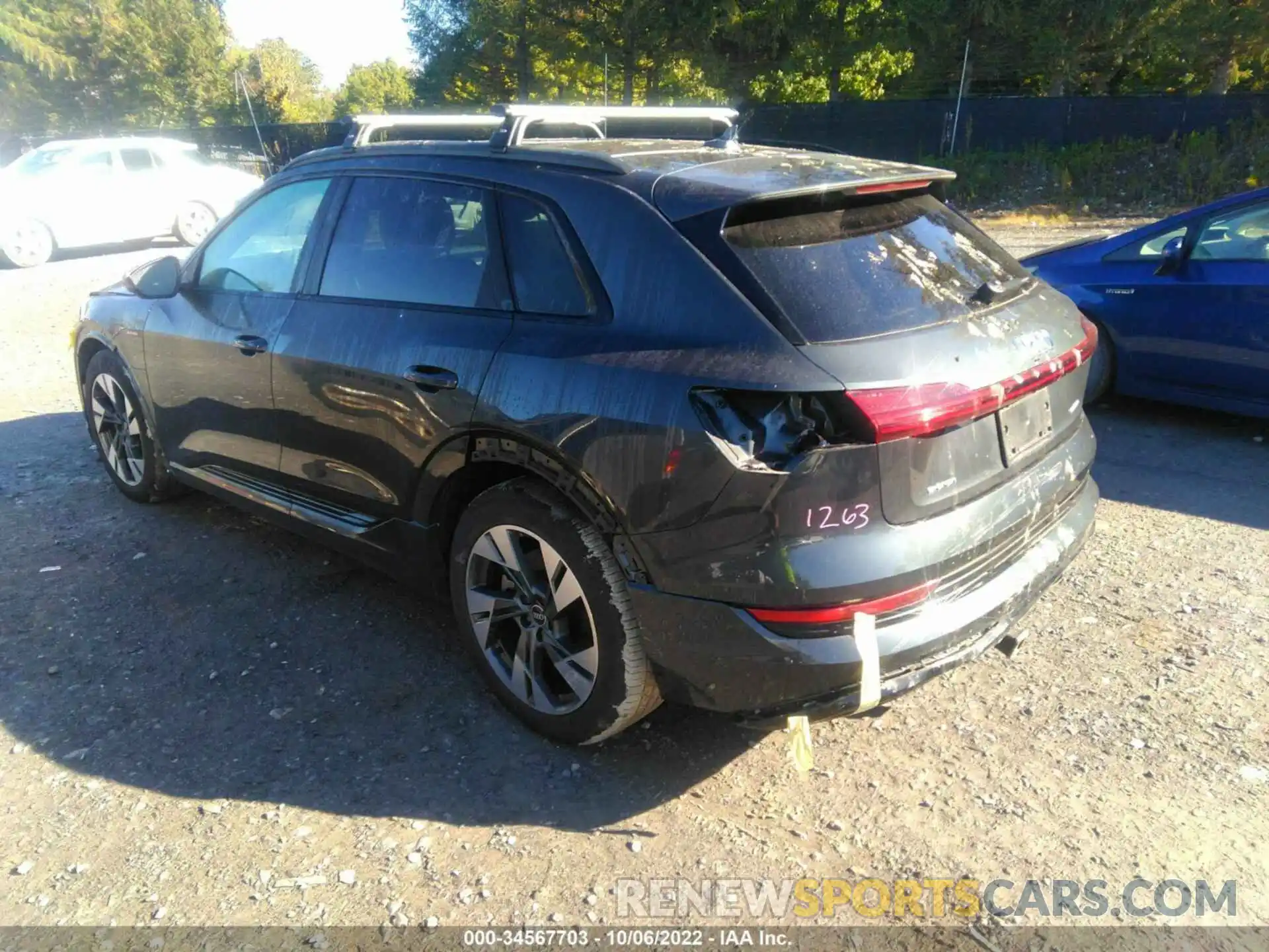 3 Photograph of a damaged car WA1AAAGE8NB012850 AUDI E-TRON 2022