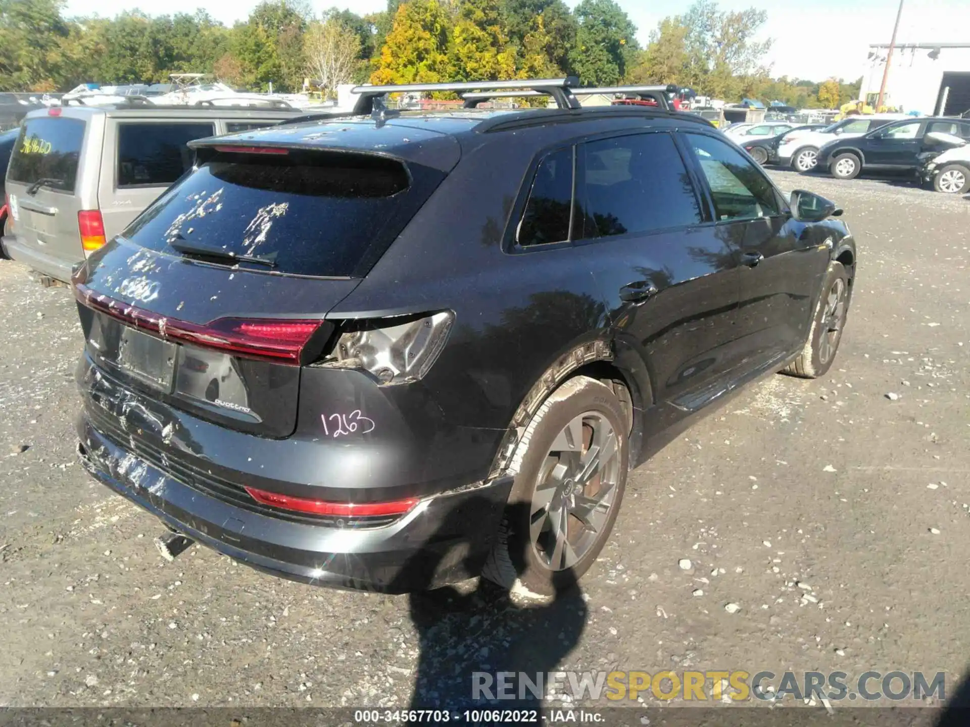 4 Photograph of a damaged car WA1AAAGE8NB012850 AUDI E-TRON 2022