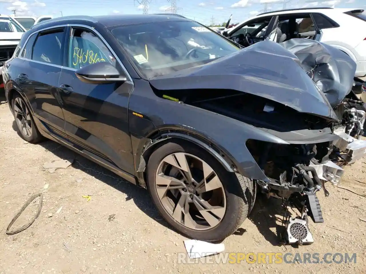 1 Photograph of a damaged car WA1AAAGE9NB003848 AUDI E-TRON 2022