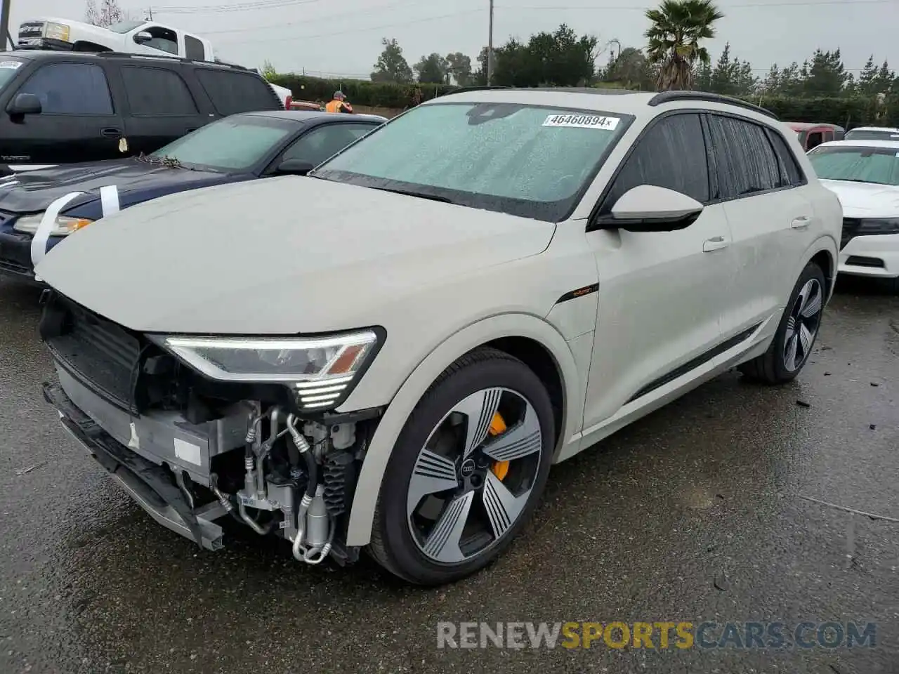 1 Photograph of a damaged car WA1LAAGE0NB008302 AUDI E-TRON 2022